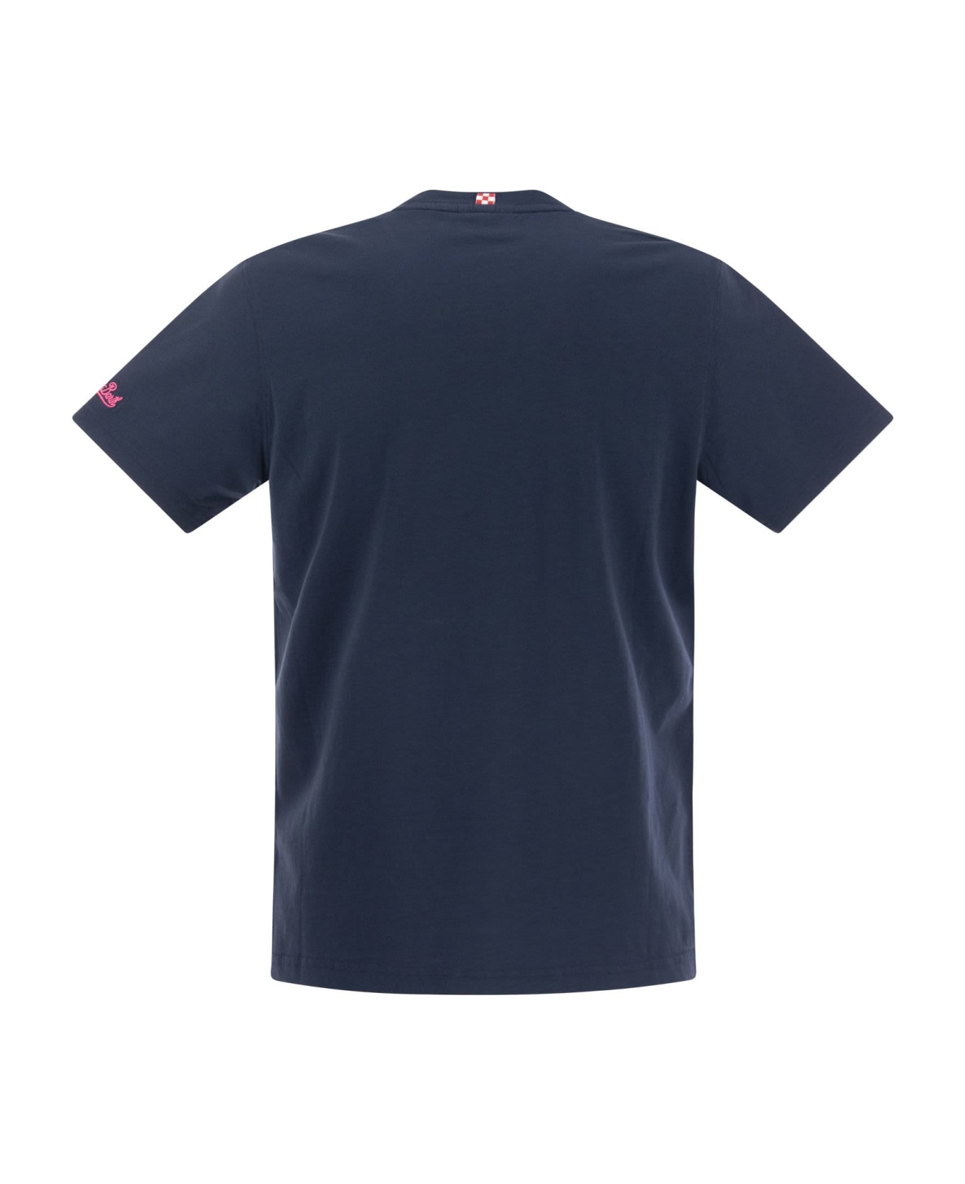 MC2 Saint Barth Cotton T-shirt With 50 Special Print - Blue シャツ