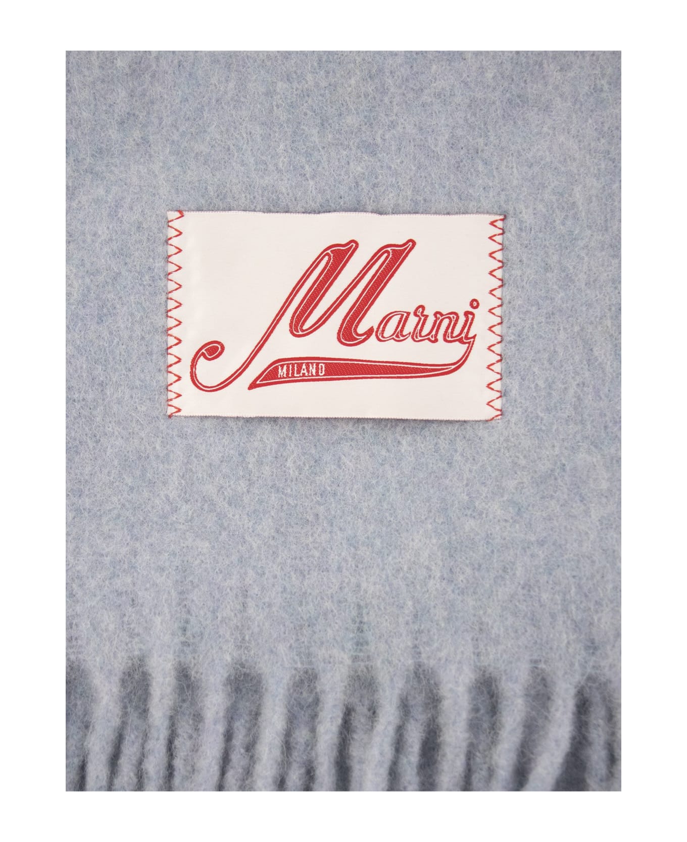 Marni Alpaca-blend Scarf Marni - Light Blue