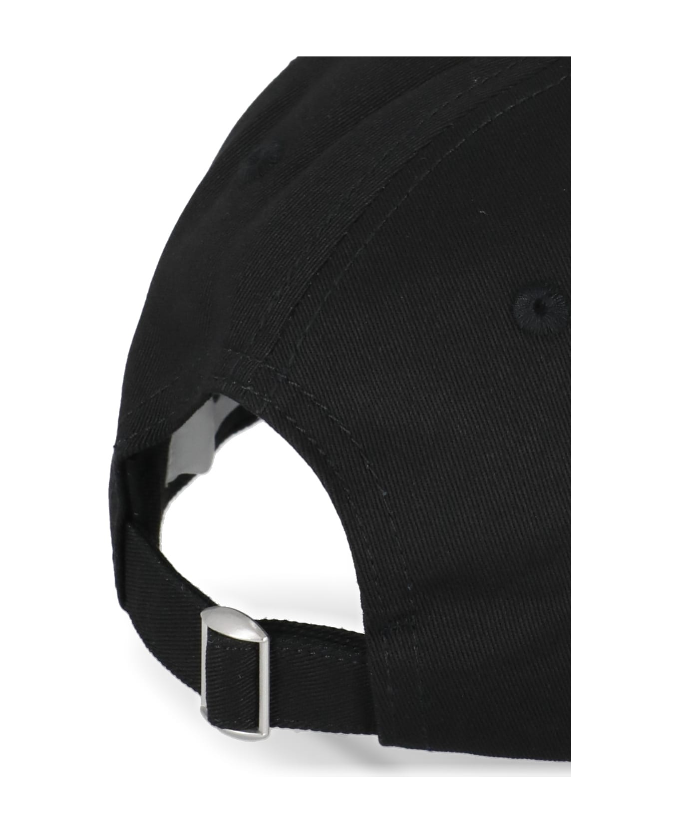 MSGM Baseball Cap With Logo - Black