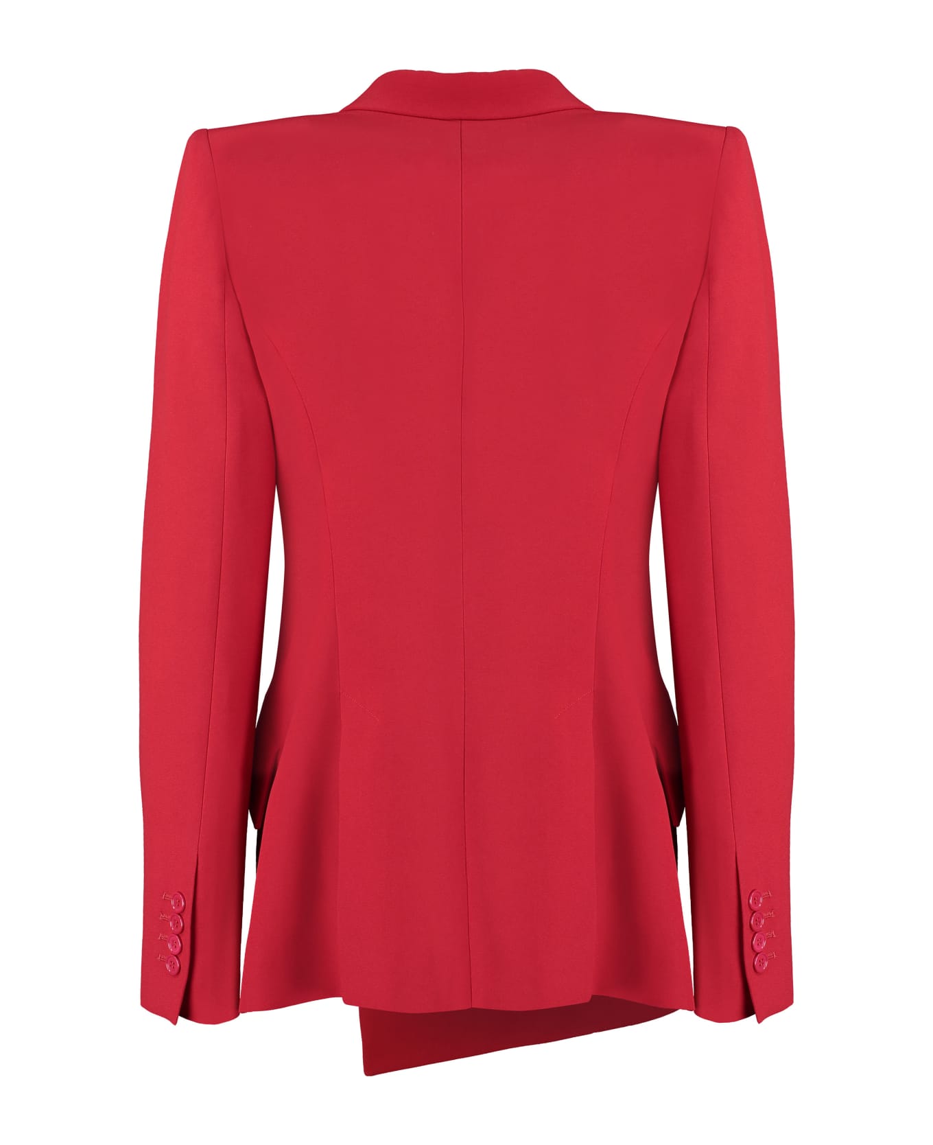 Alexander McQueen Single-breasted One Button Jacket - Rosso