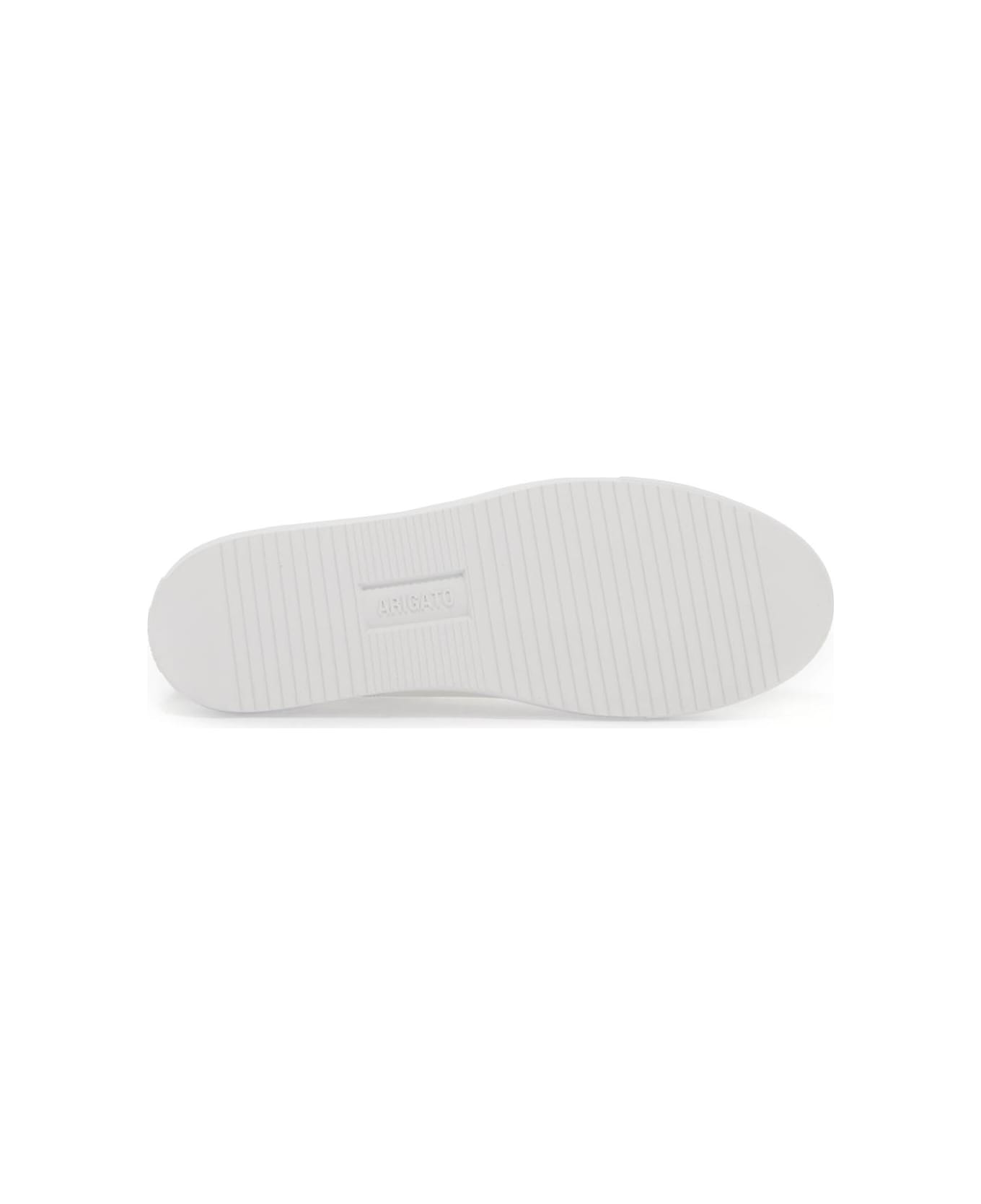Axel Arigato Clean 90 Leather Sneakers - WHITE GREEN (White)