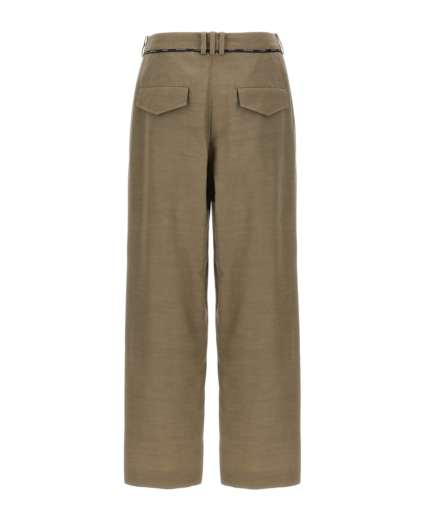 Balmain Cupro Pants - Aj Taupe
