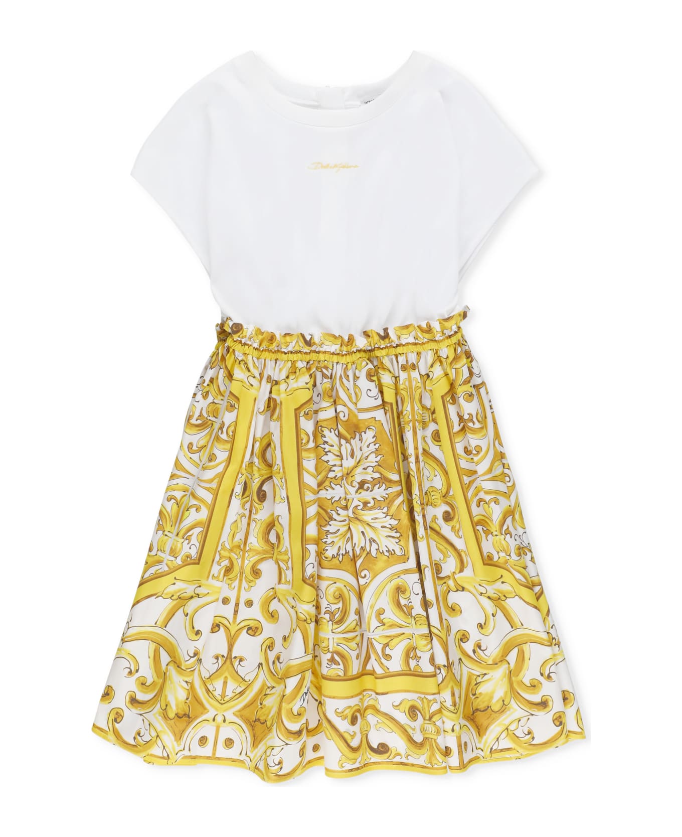 Dolce & Gabbana Cotton Dress - Yellow