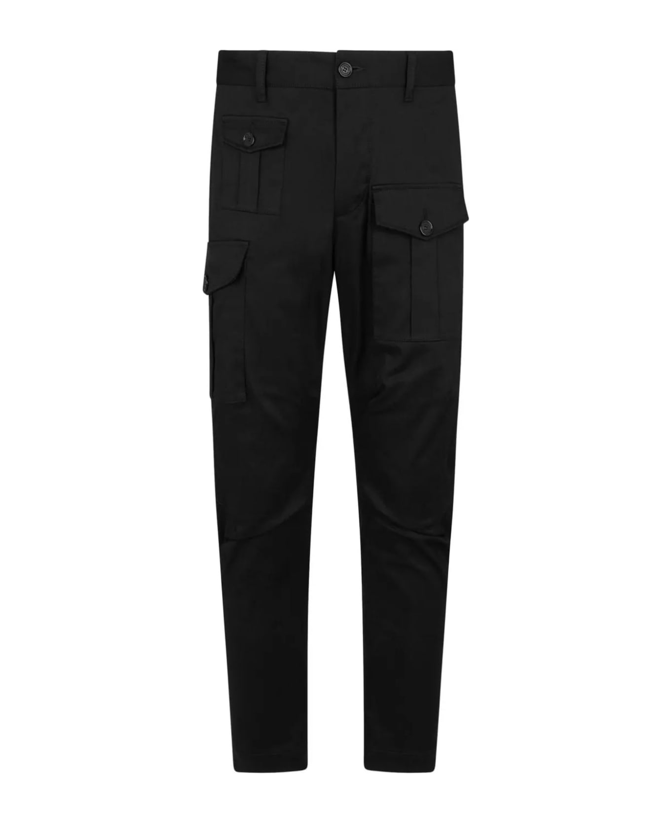 Dsquared2 Slim Fit Cargo Trousers - Black