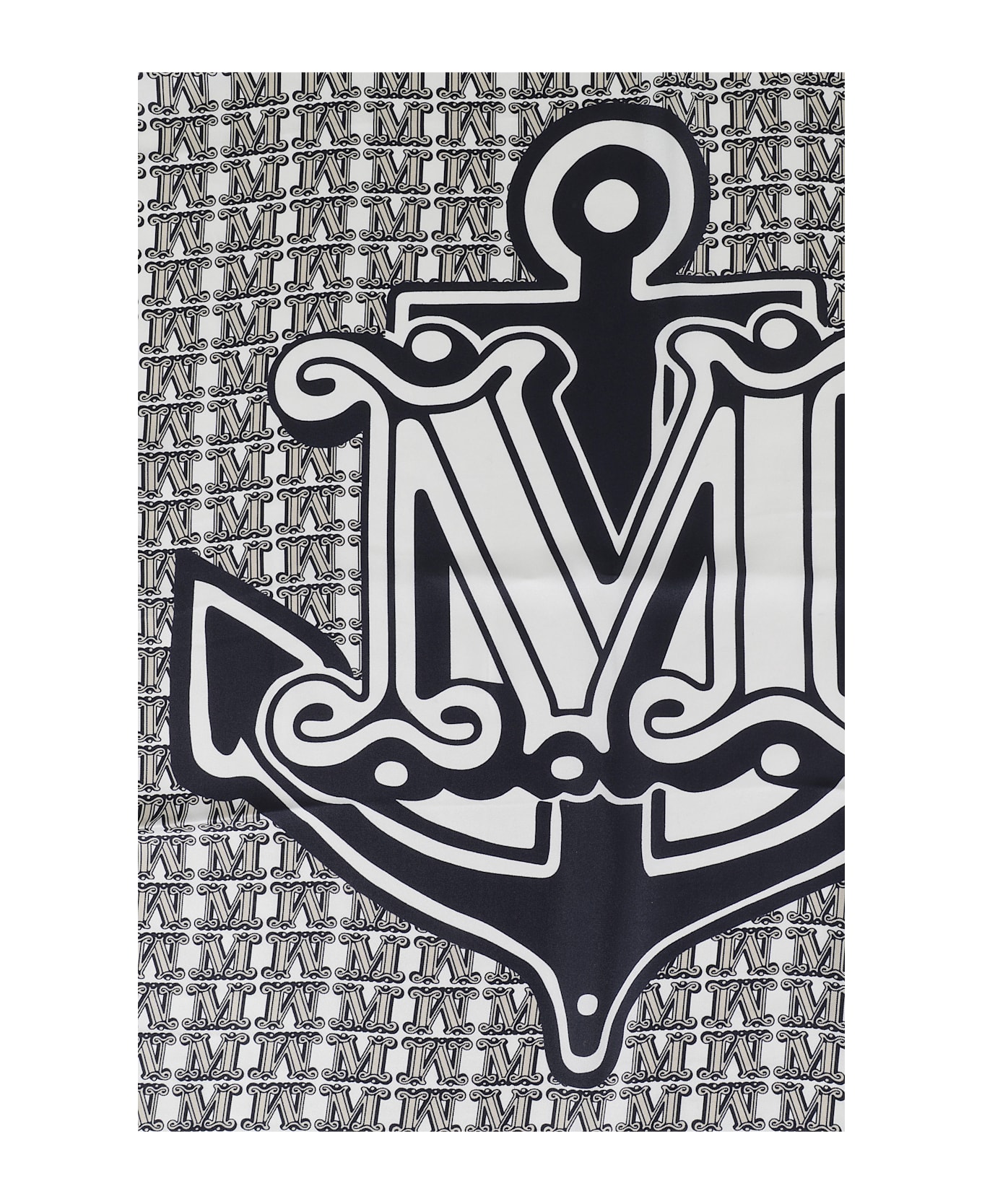 Max Mara All-over Printed Scarf Max Mara - Bluette