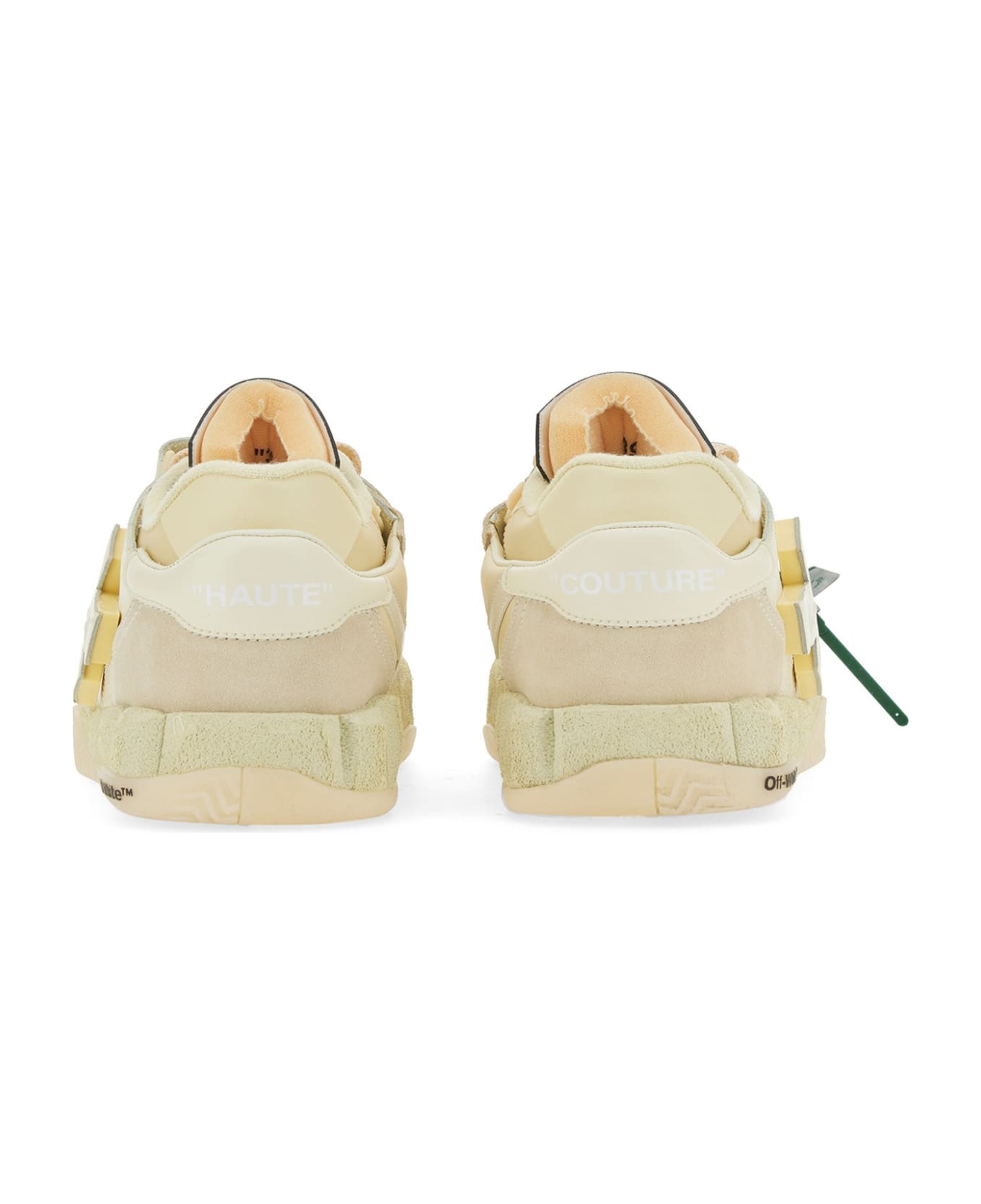 Off-White Low Top Puzzle Couture Sneakers - WHITE