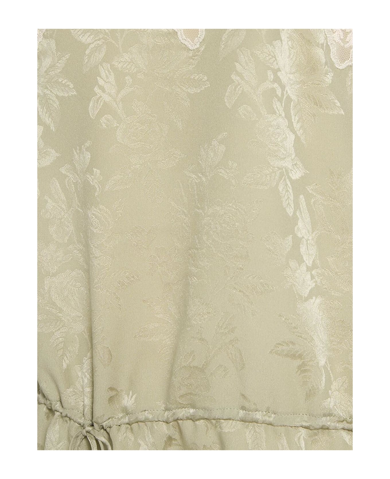 Chloé Silk Top With Floral Pattern - Cleargreen
