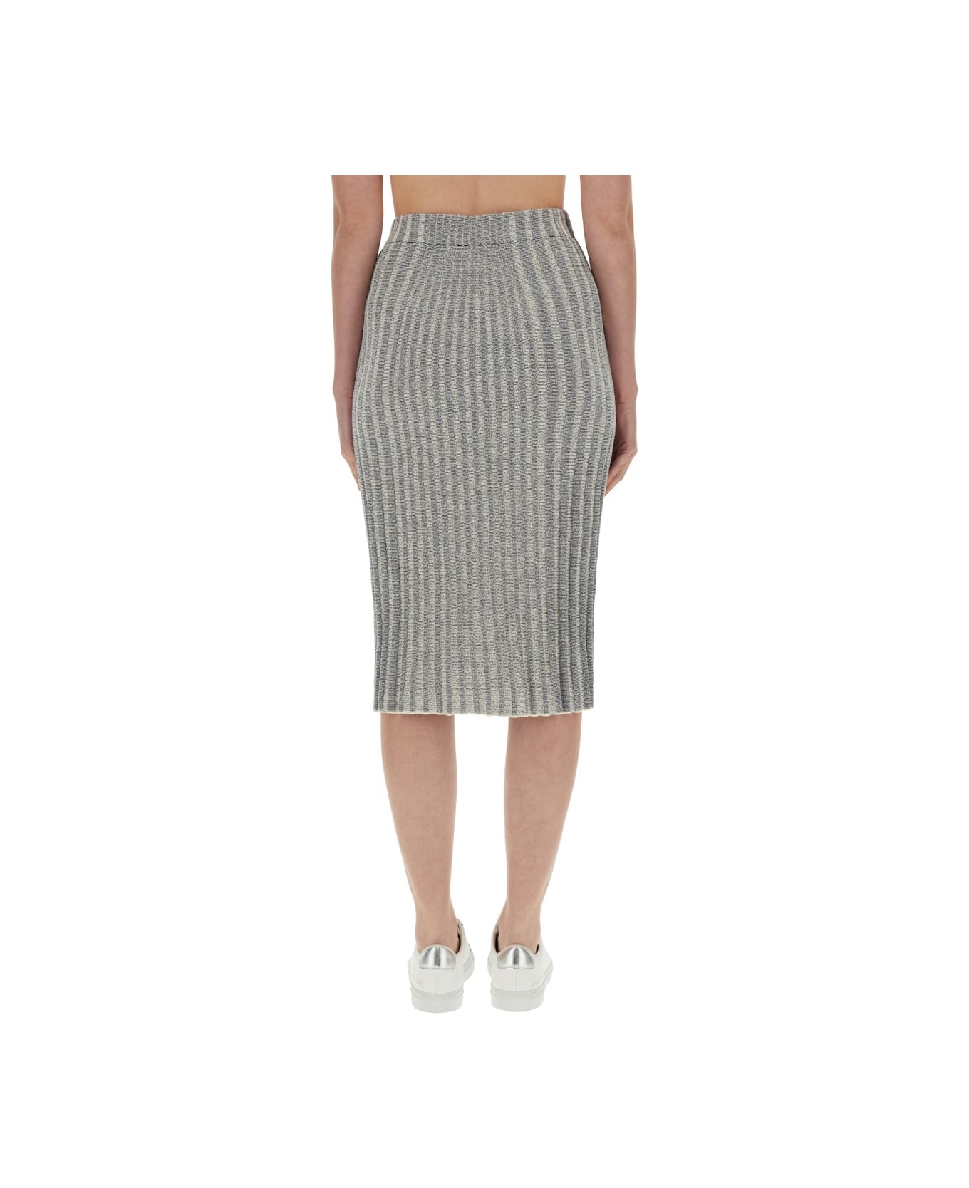 Maison Kitsuné Knit Skirt - GREY