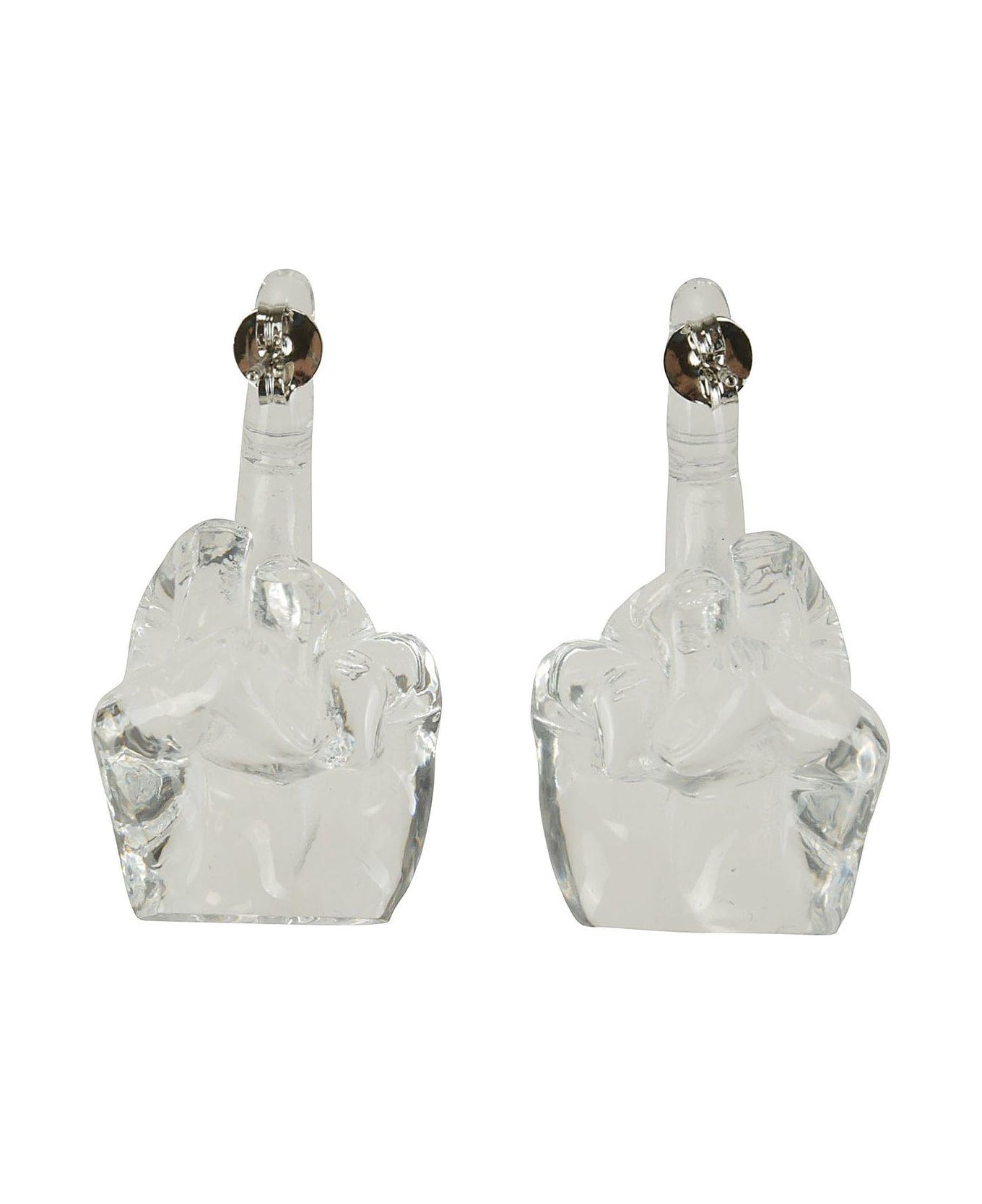 Y/Project Hand-shaped Drop Designed Earrings - NEUTRALS
