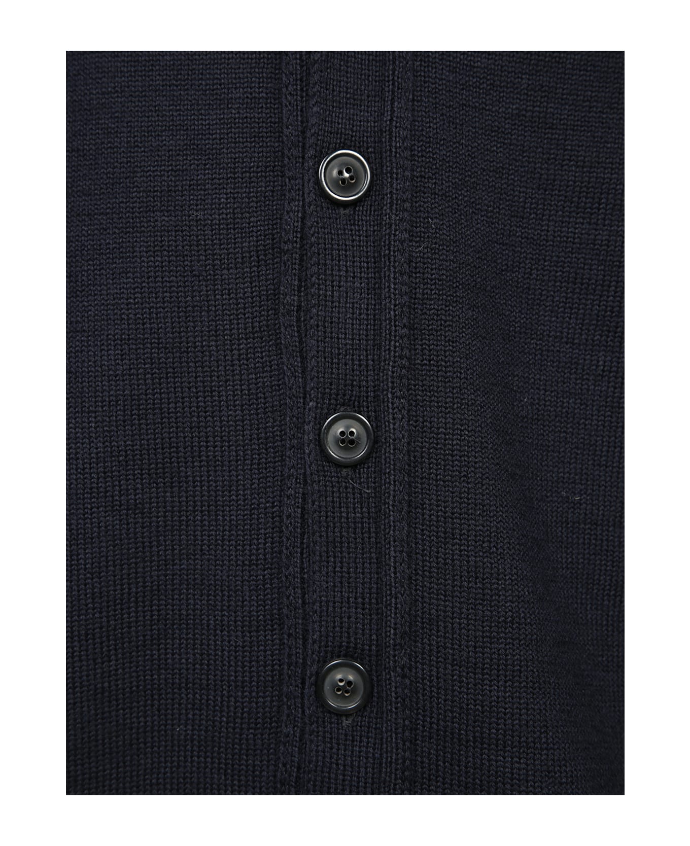 Maison Margiela Blue V-neck Cardigan - Blue