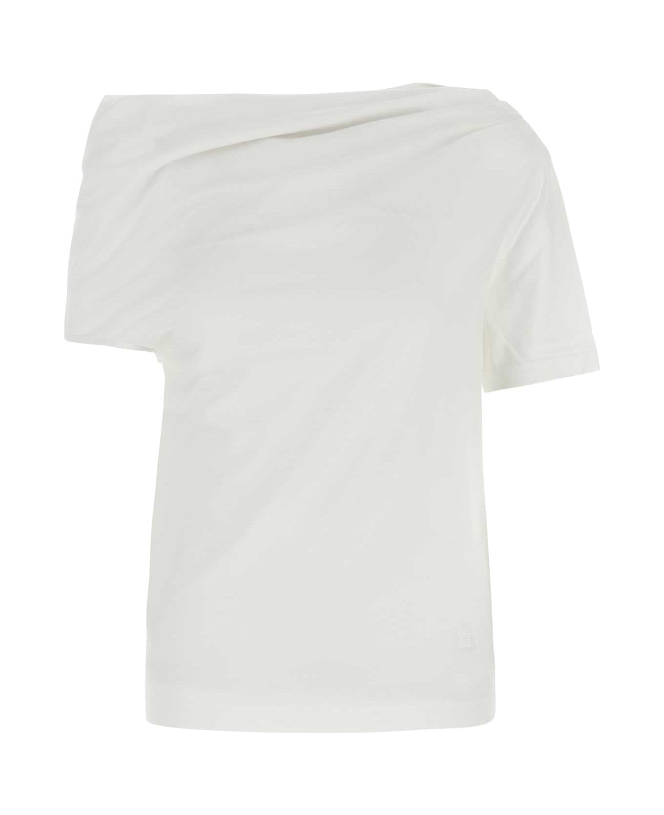 Givenchy White Cotton T-shirt - White