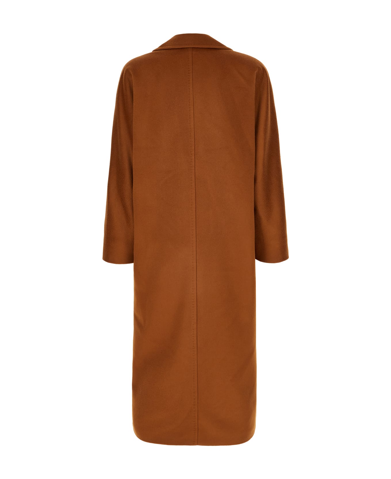 Max Mara Studio Brick Wool Coat - Cuoio