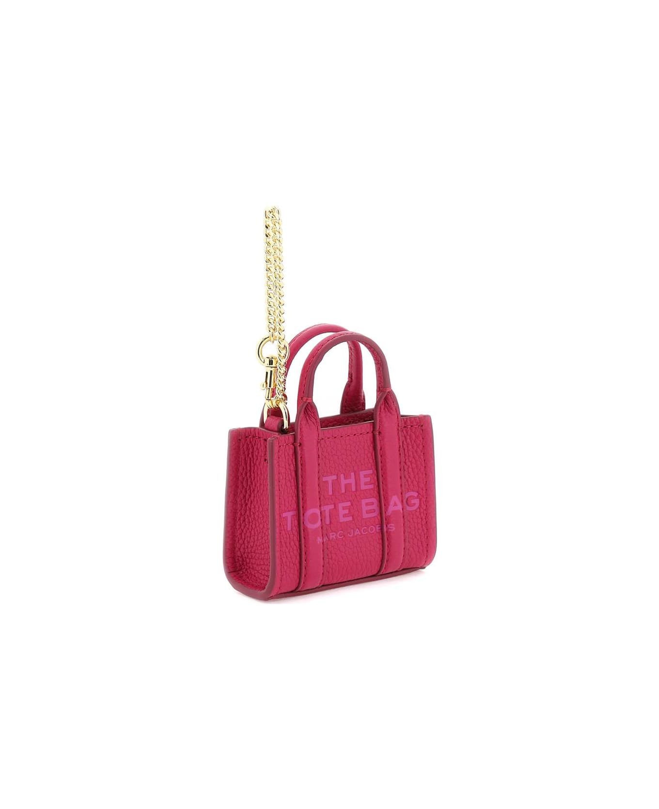 Marc Jacobs The Nano Tote Bag Charm - LIPSTICK PINK (Pink)
