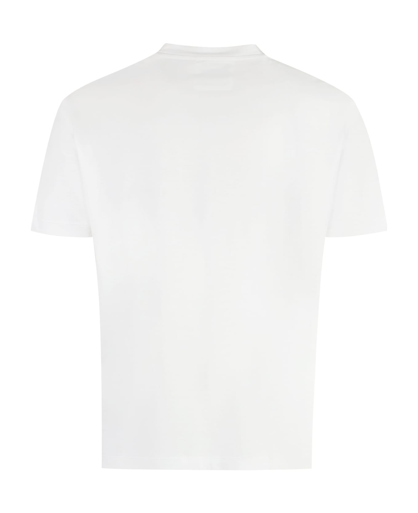 Emporio Armani Cotton Blend T-shirt - White シャツ