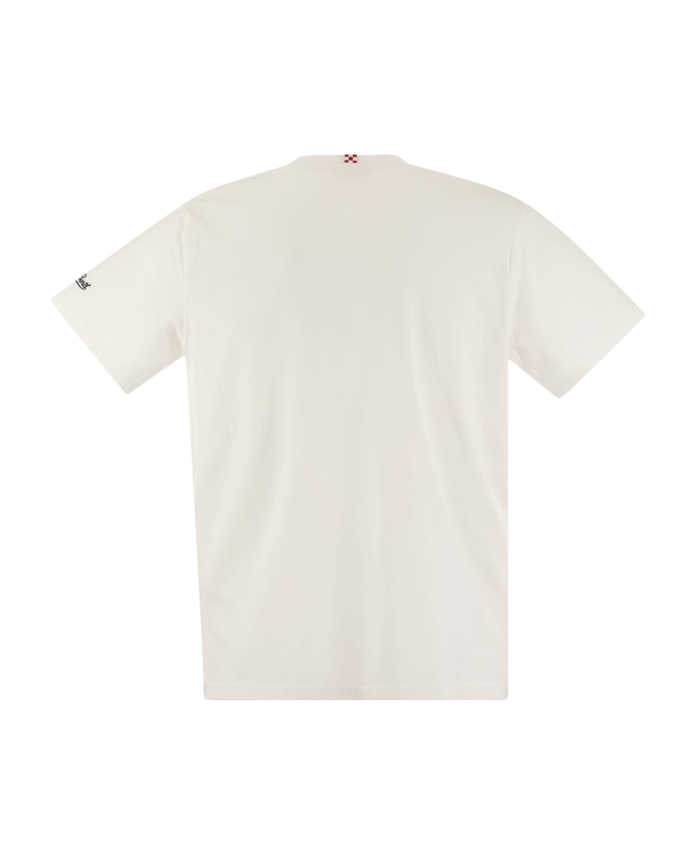 MC2 Saint Barth T-shirt With Print On The Front - White