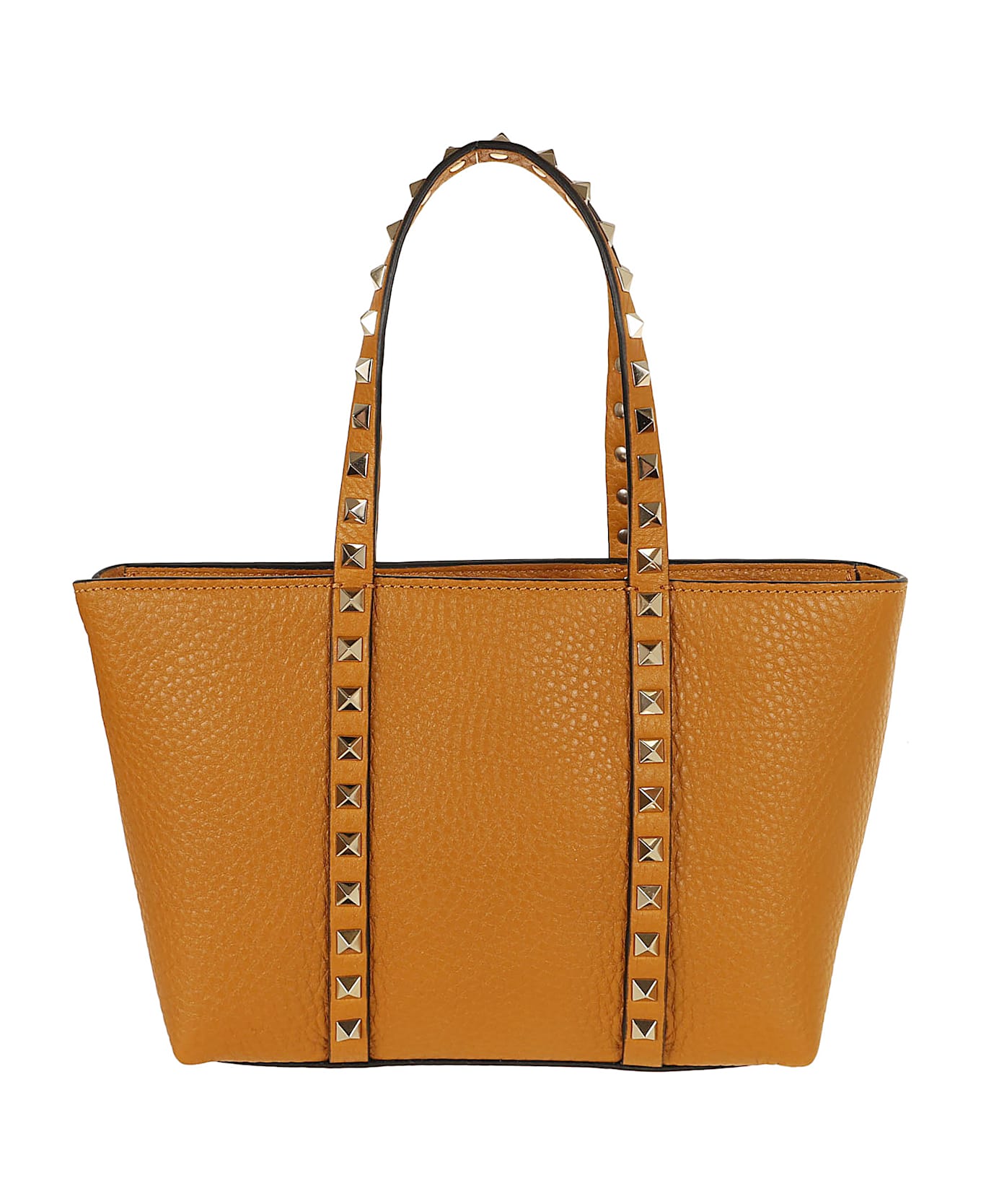 Valentino Garavani Mini Tote Rockstud - Golden Cuir