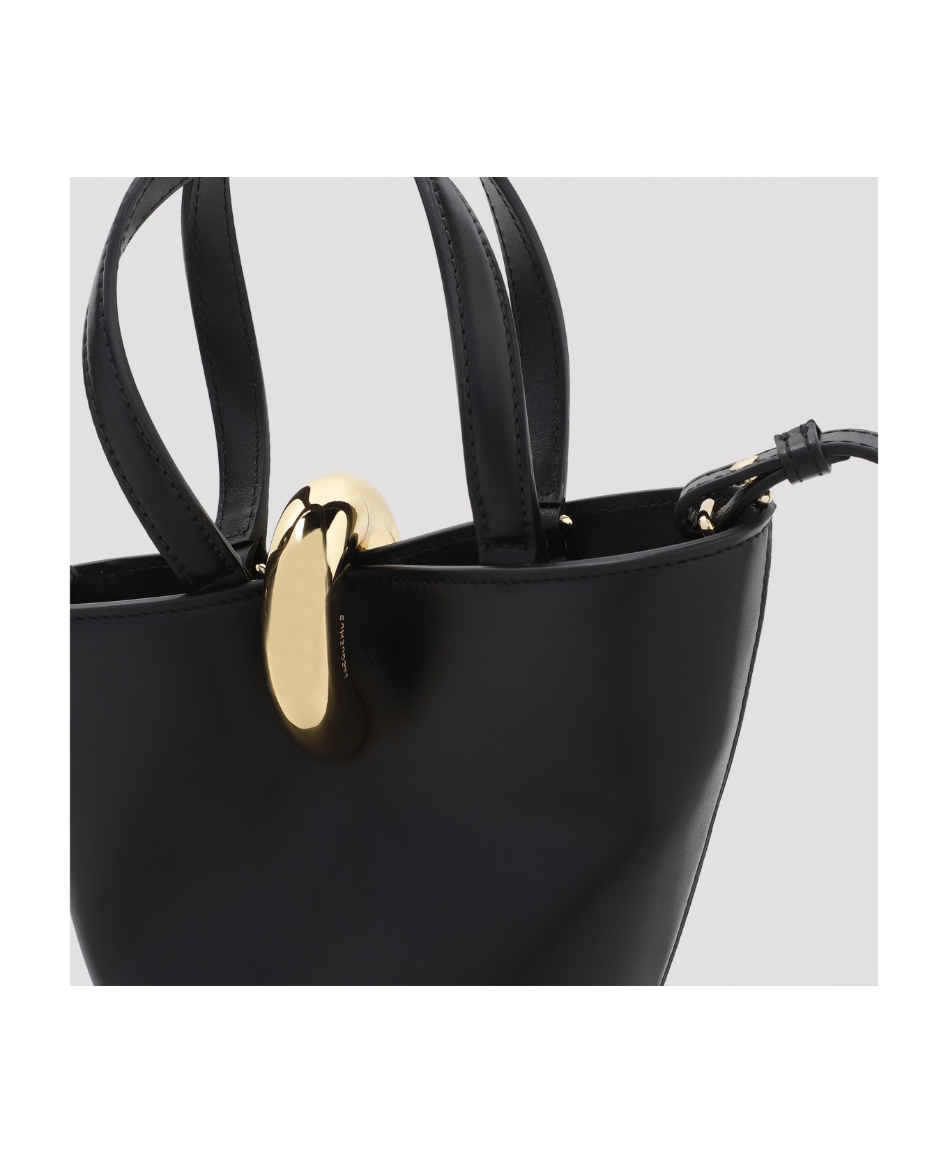 Jacquemus Le Petit Bambola Leather Bag - Black