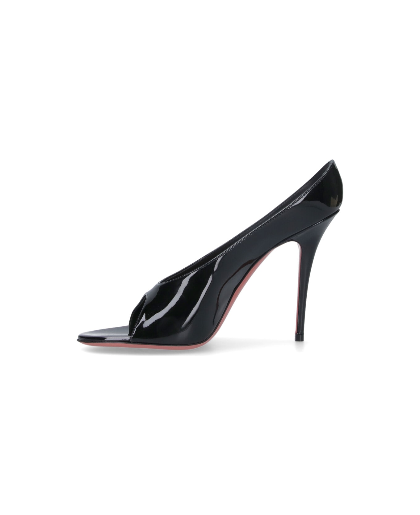 Amina Muaddi "anok Slipper" Pumps Sandals - Black  