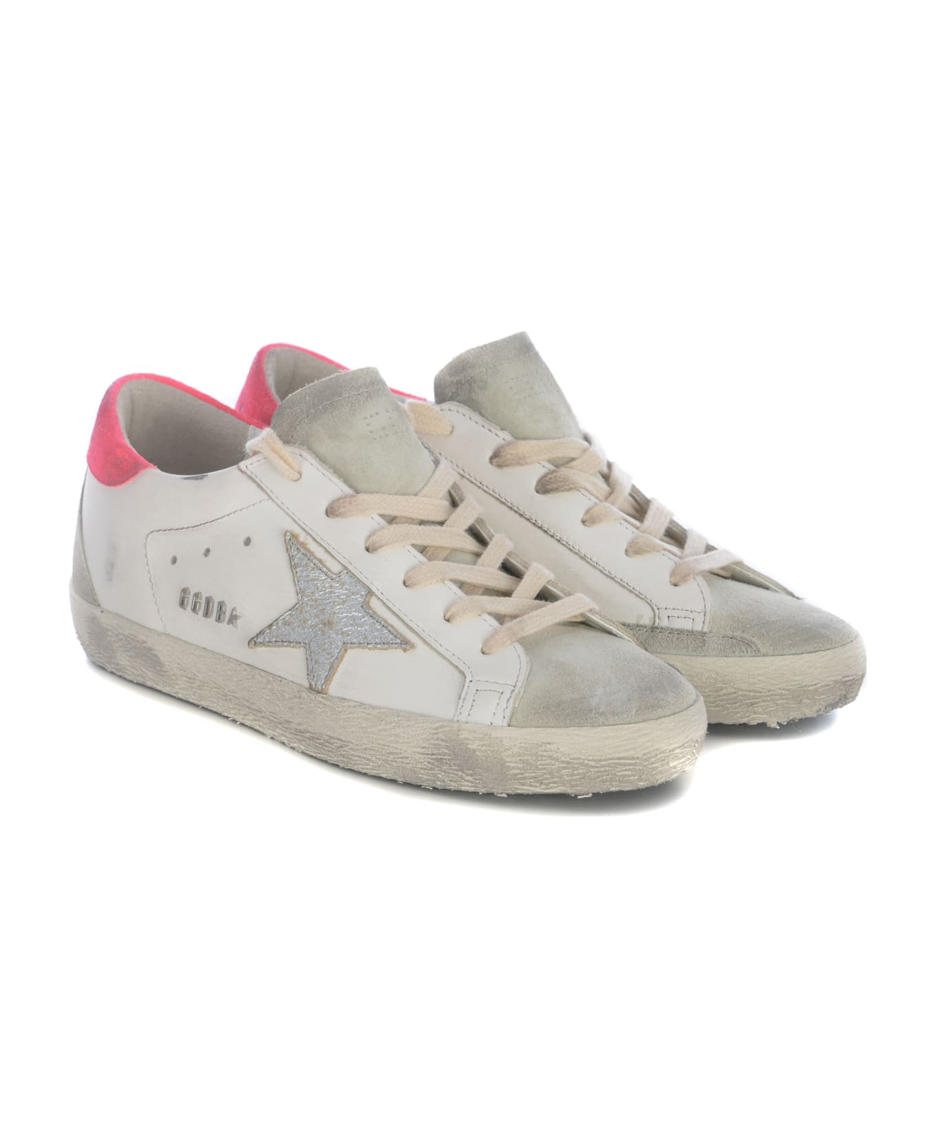 Golden Goose Sneakers Golden Goose "super Star" Made Of Leather - Bianco