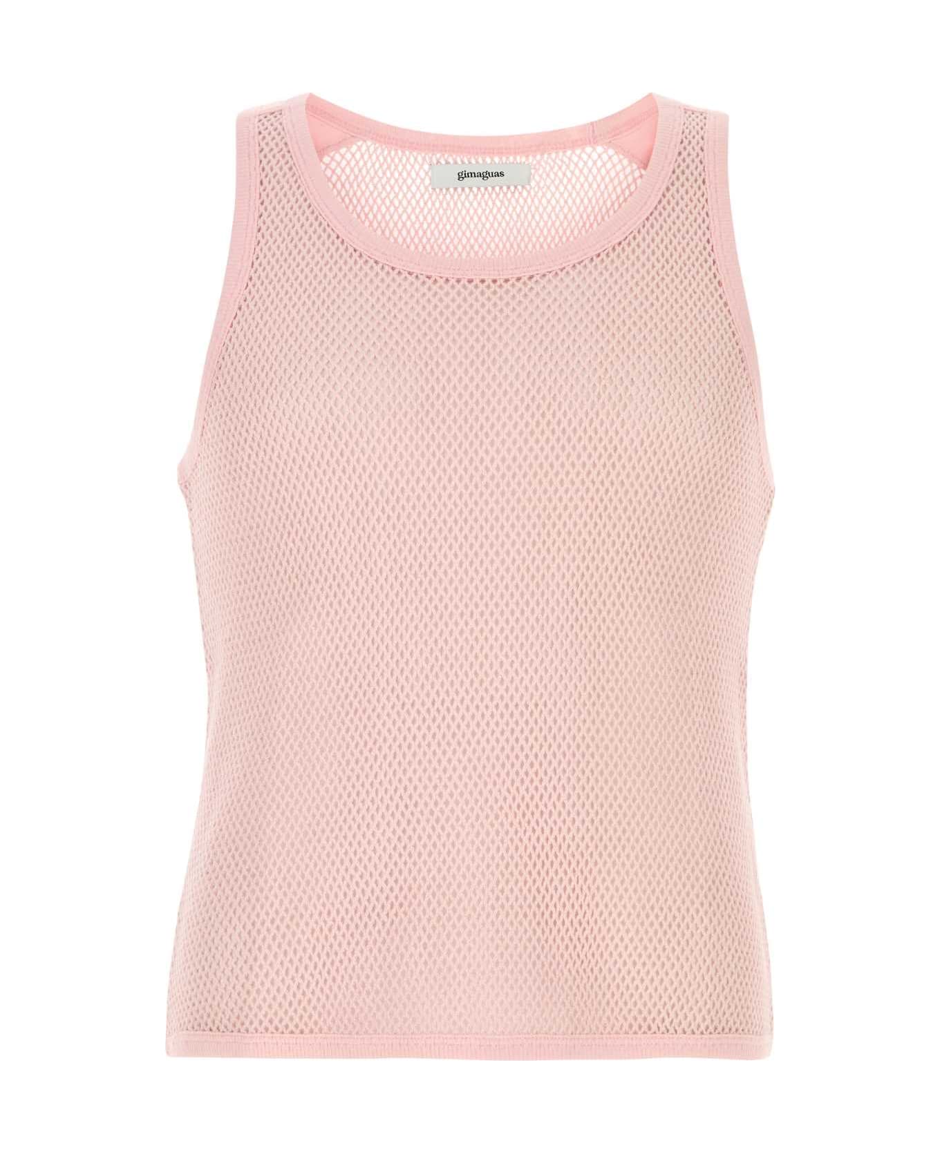 Gimaguas Pink Mesh Mateo Tank Top - PINK
