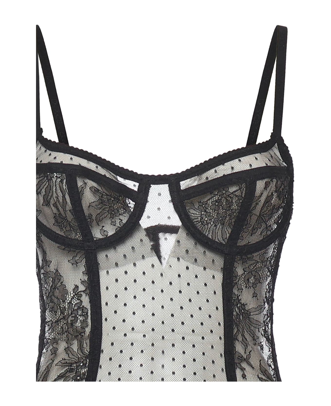 Dolce 
Gabbana Lace Bodysuit - Black