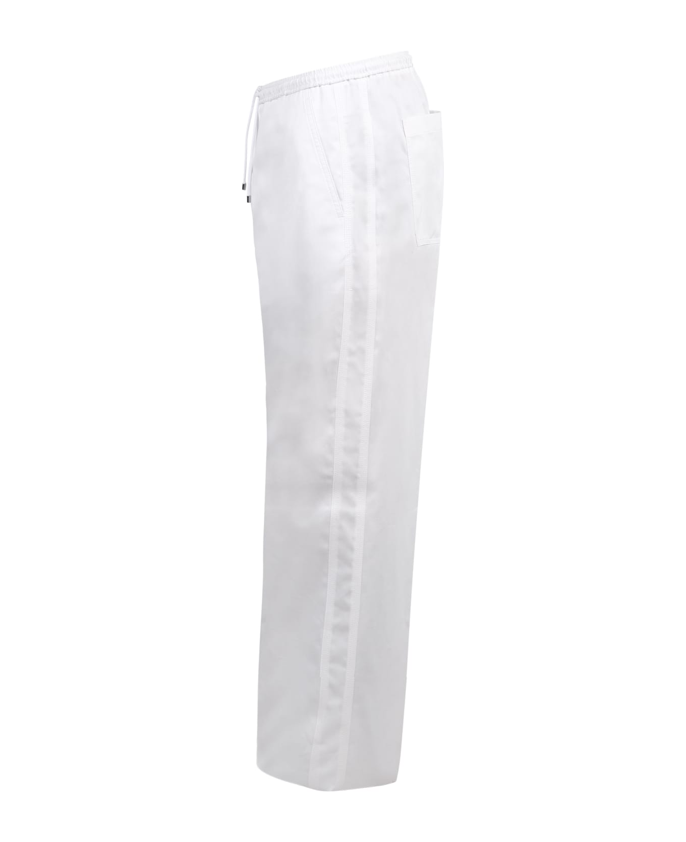 Valentino Cotton Trousers - White