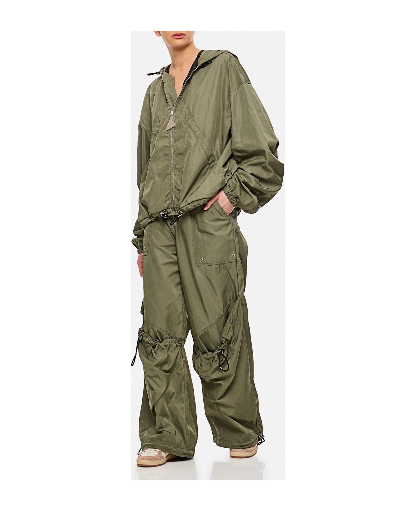 The Attico Oversized Long Pants - GREEN