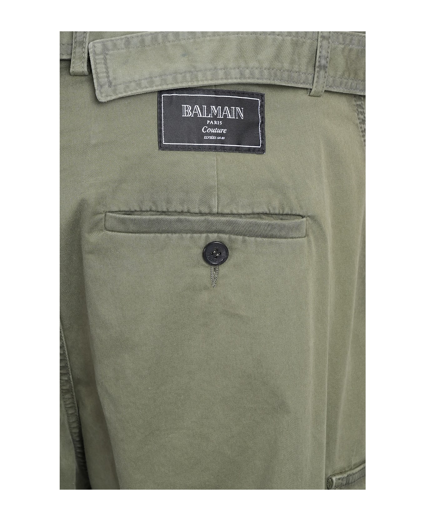 Balmain Pants In Khaki Cotton - khaki