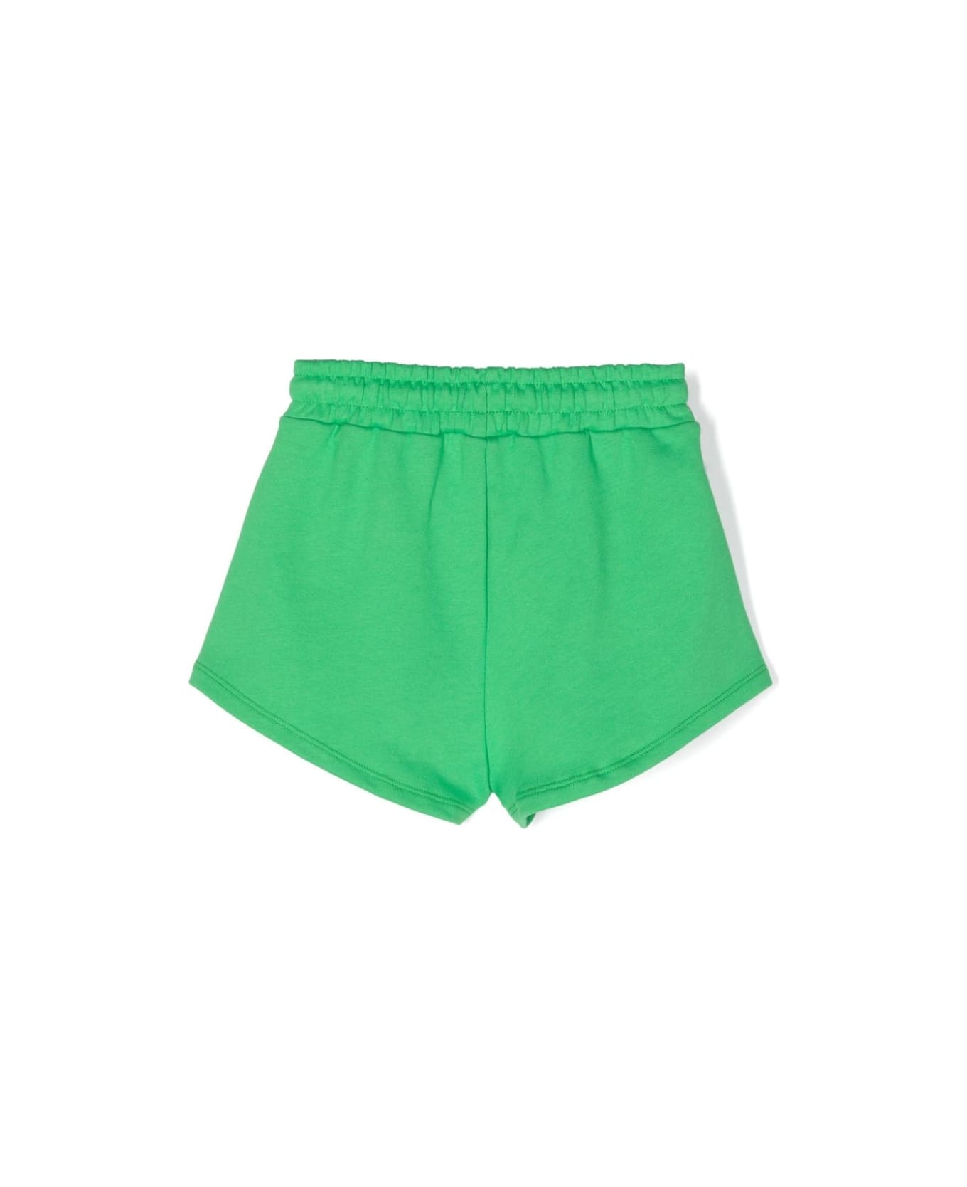 MSGM Shorts Con Logo - Green