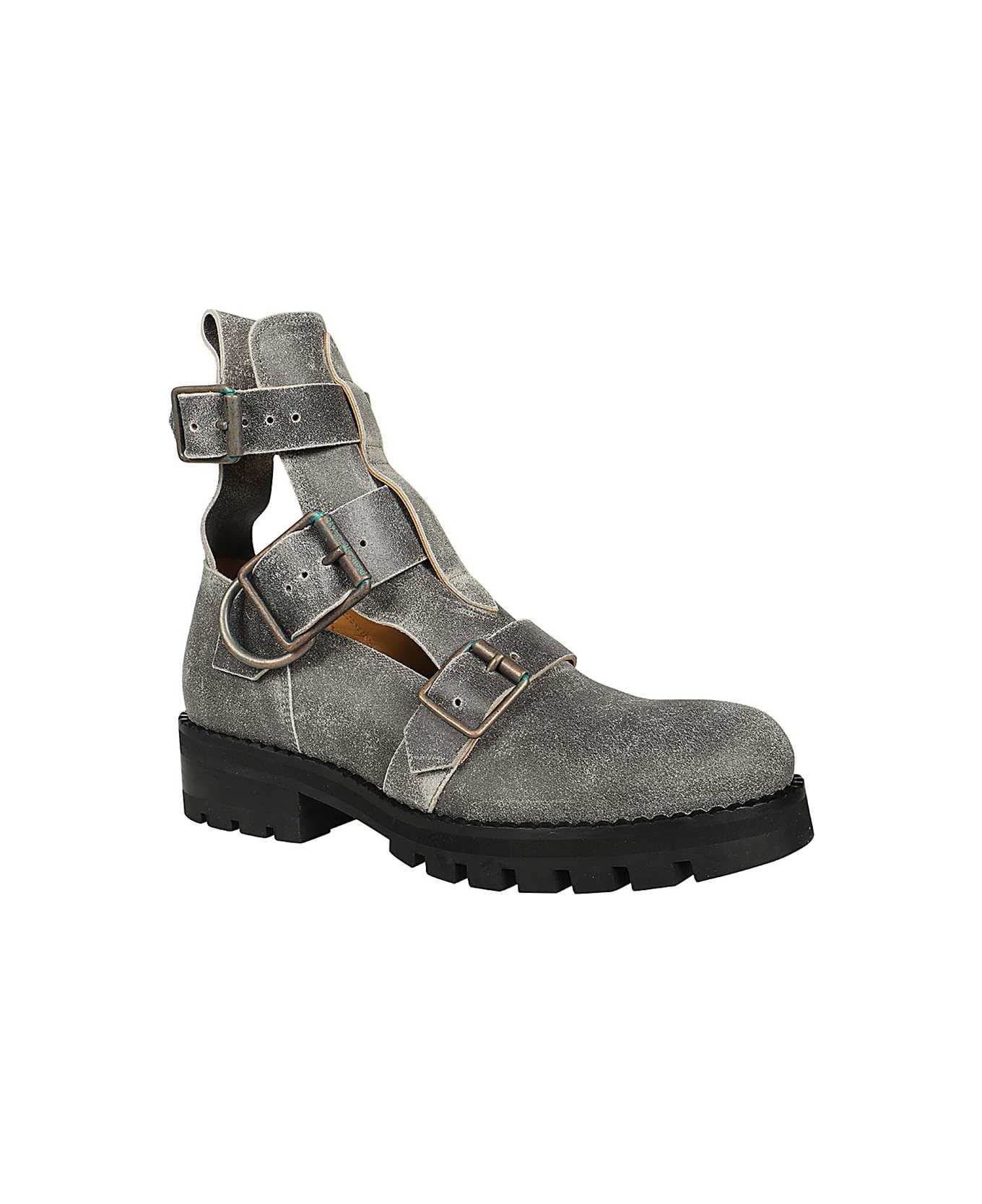 Vivienne Westwood Leather Boots - grey