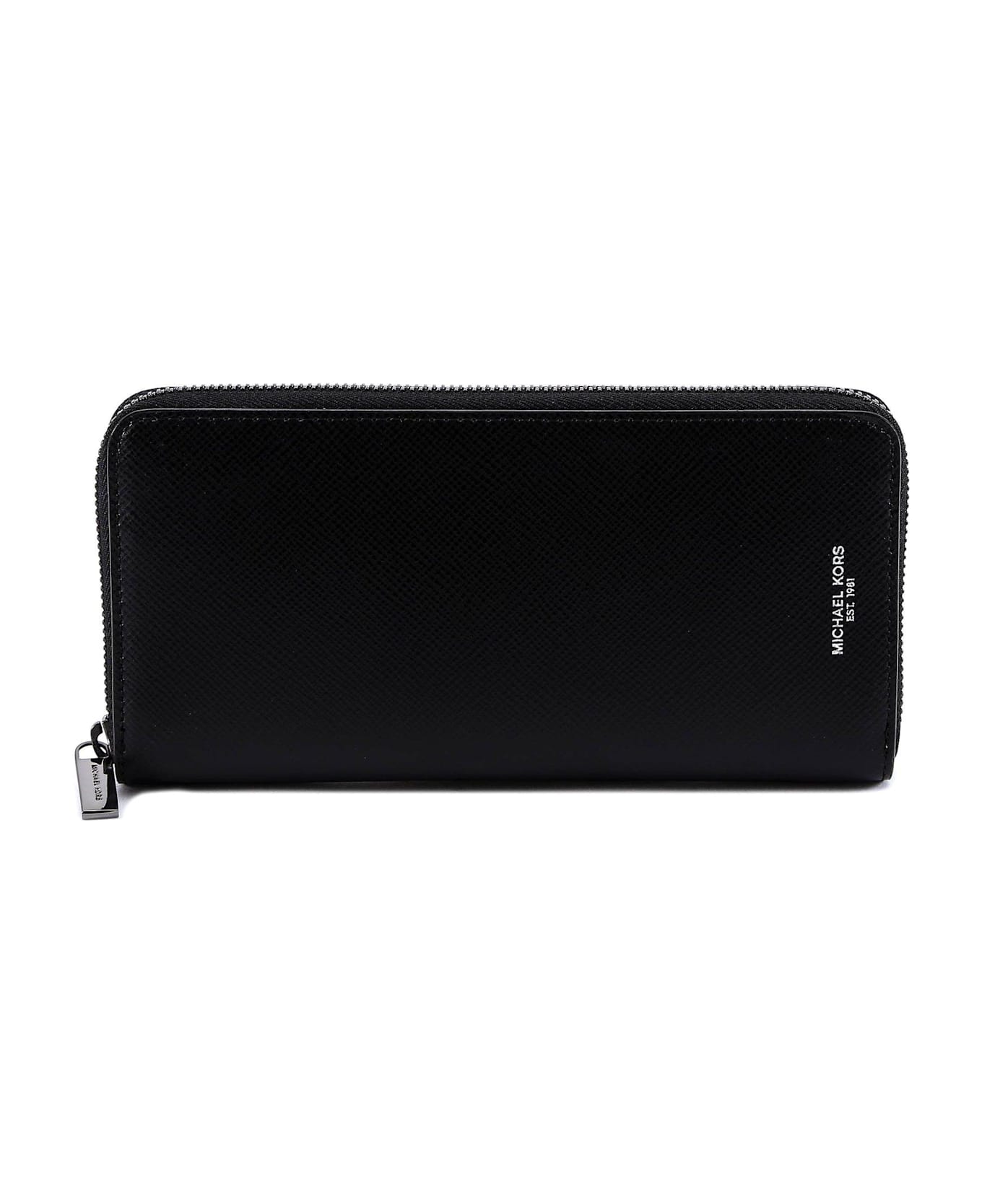 Michael Kors Harrison Zip Around Wallet - Black