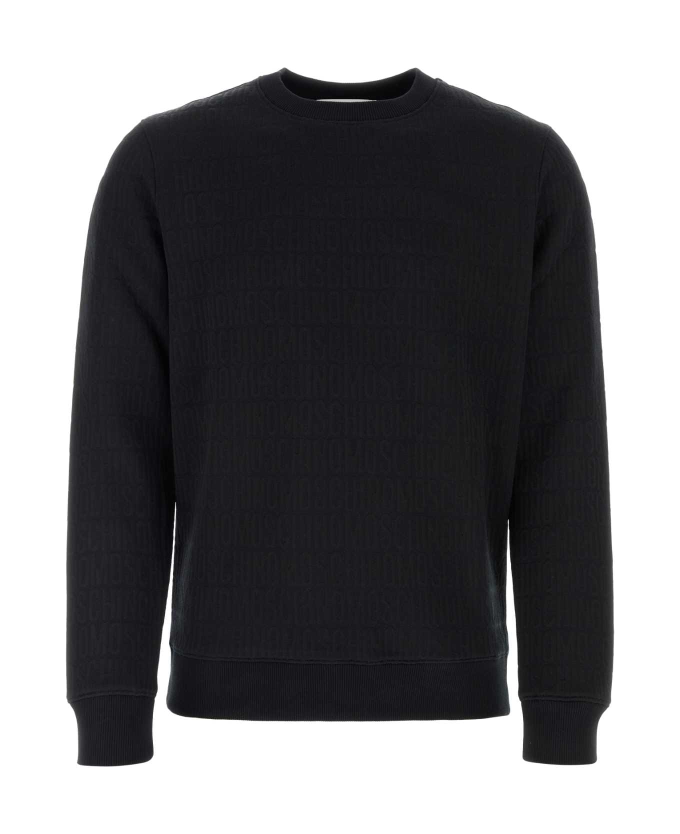 Moschino Black Polyester Blend Sweatshirt - FANTASIANERO