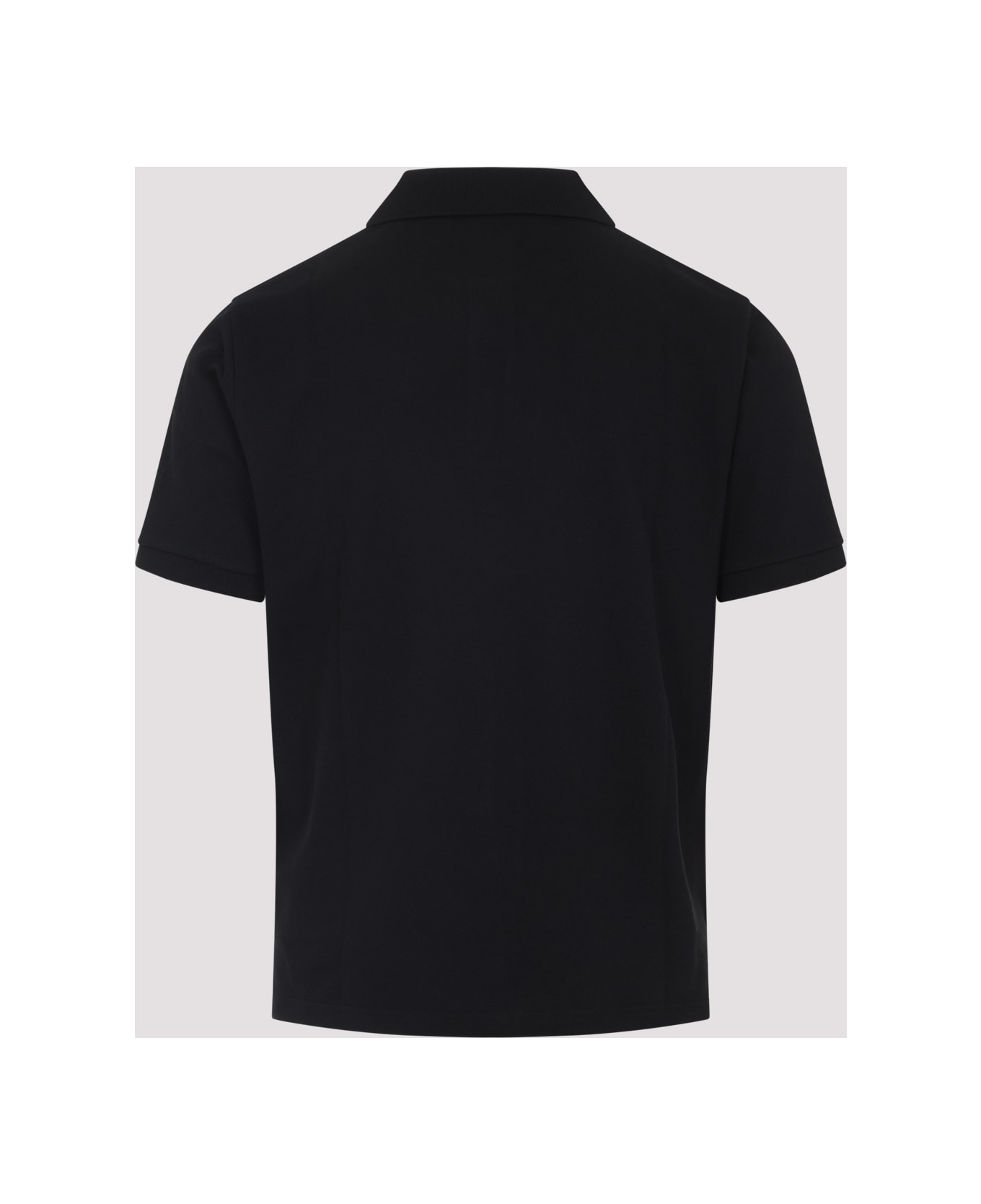 Saint Laurent Cotton Polo - Noir