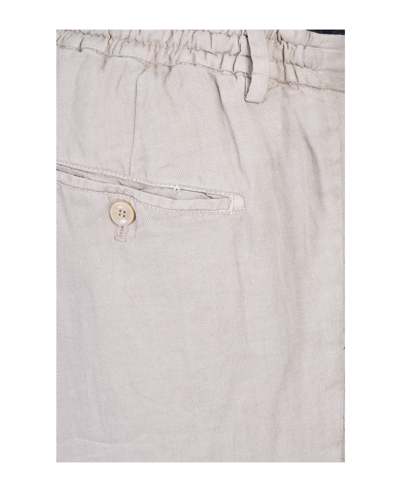 Briglia 1949 Coventv Pants In Taupe Linen - taupe