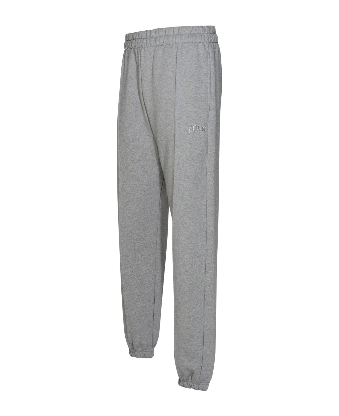 GCDS Logo Embroidered Track Pants - Grey