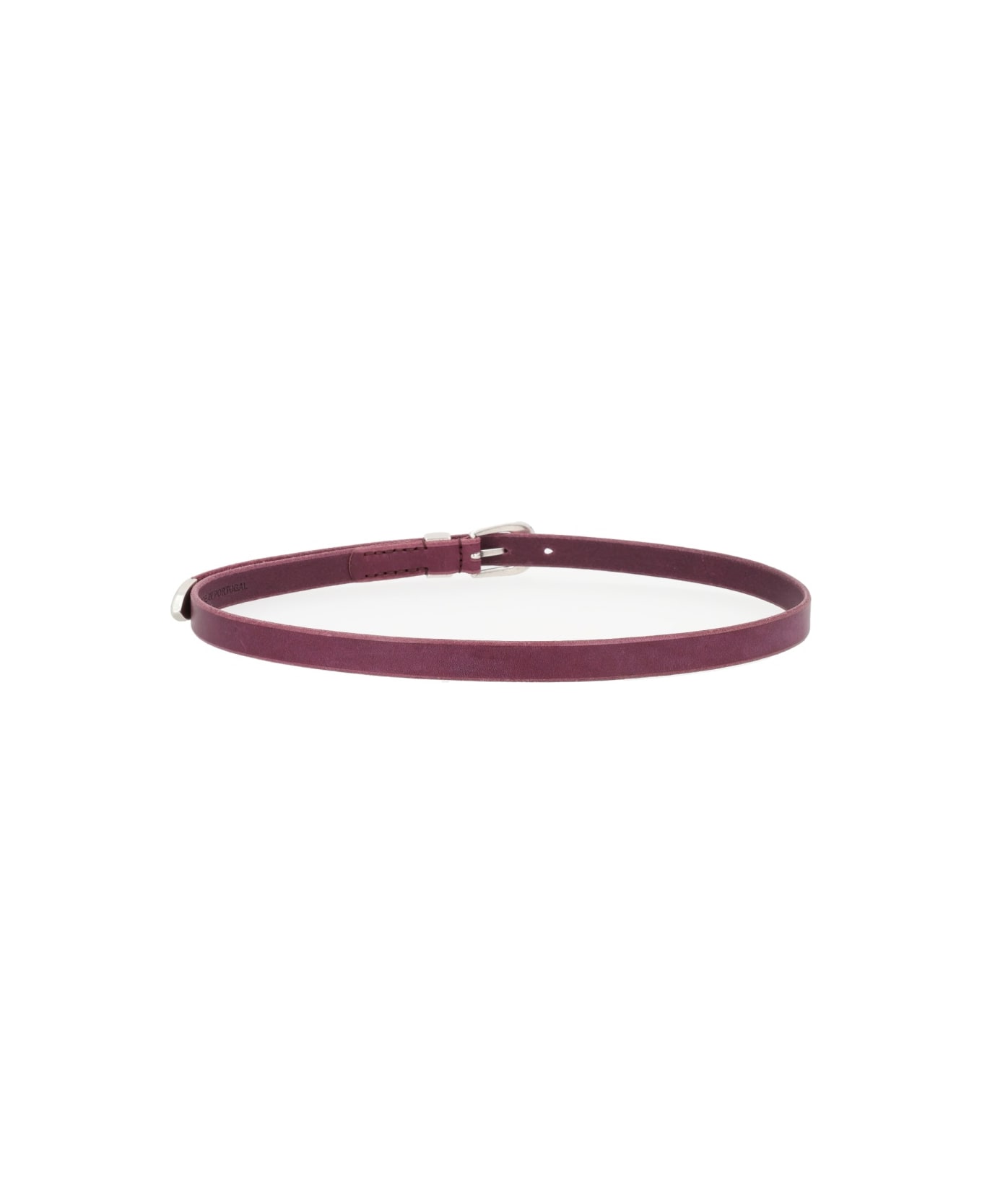 Our Legacy Leather Belt - BORDEAUX