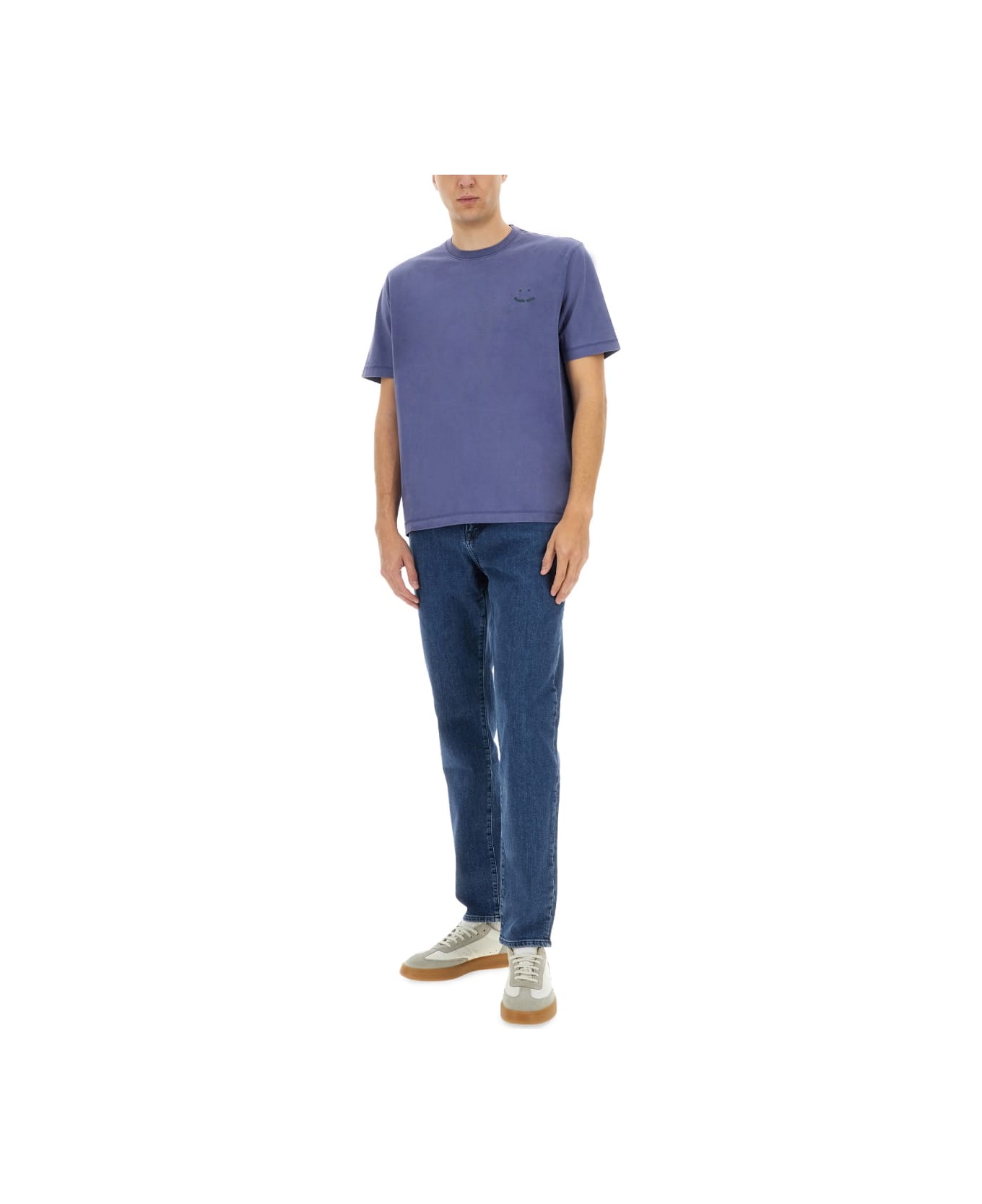 PS by Paul Smith Happy T-shirt - BLUE