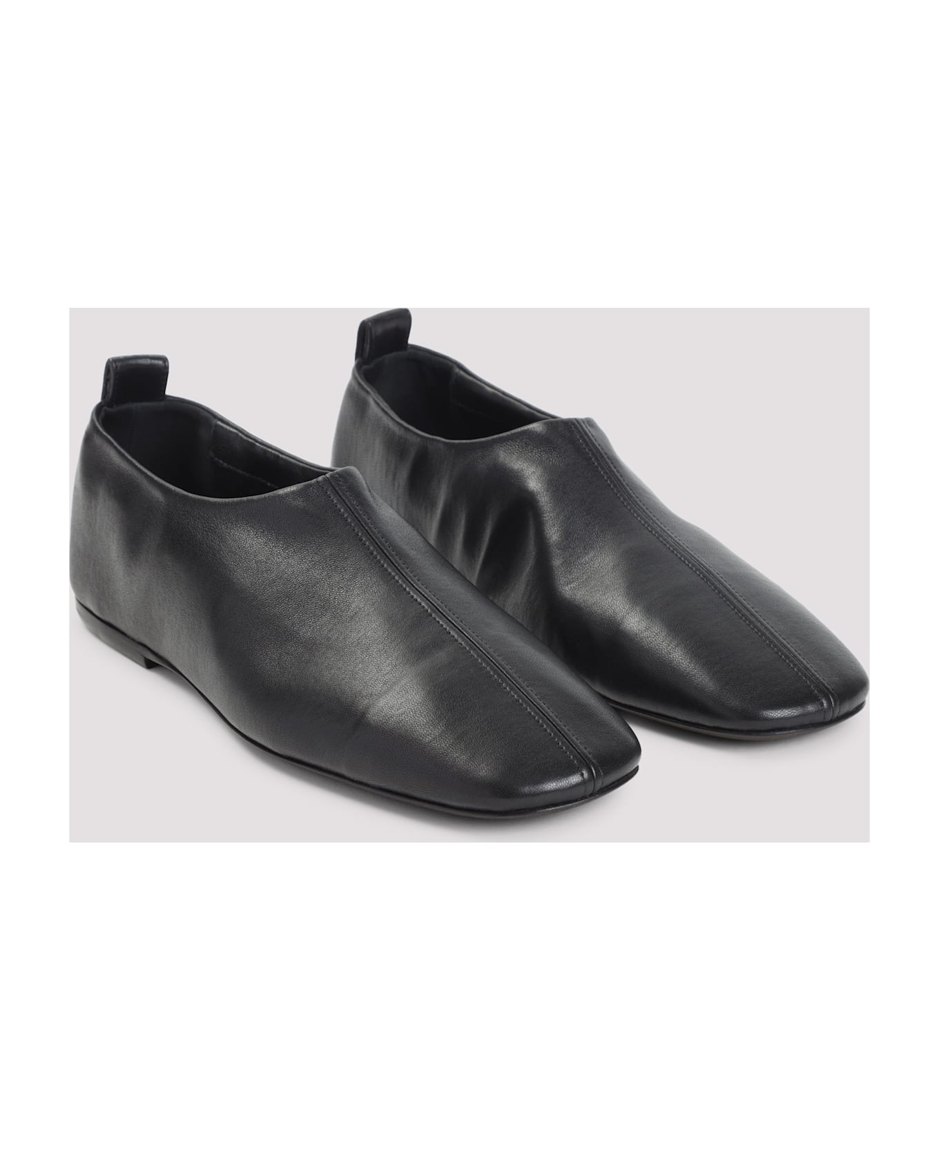 Dries Van Noten Leather Loafers - BLACK