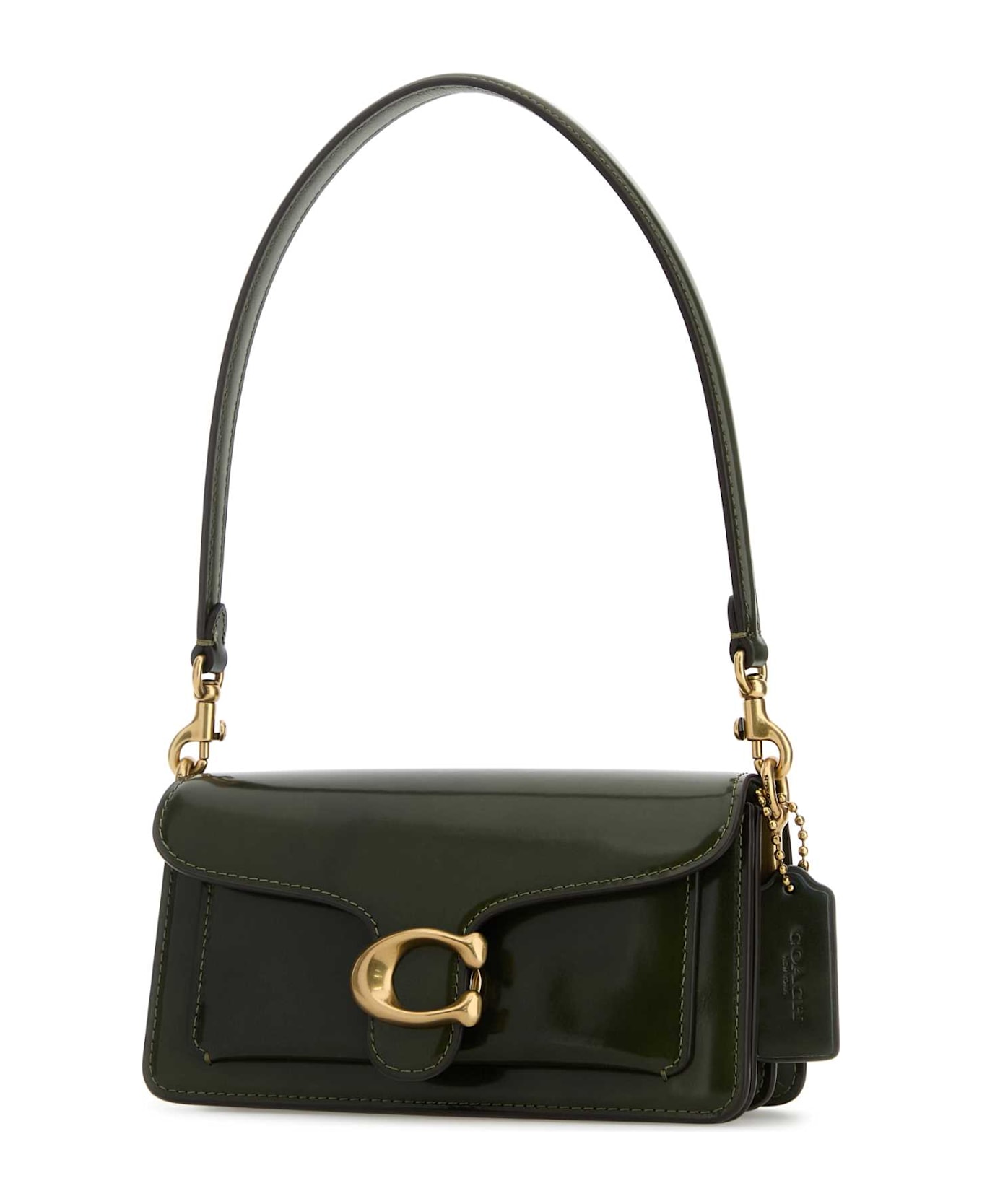 Coach Olive Green Leather Tabby 20 Shoulder Bag - B4OLIVE