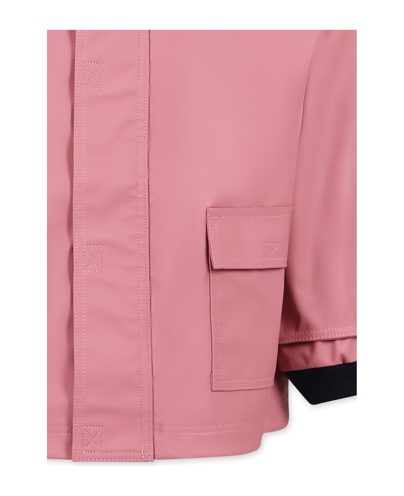 Petit Bateau Pink Raincoat For Girl - Pink