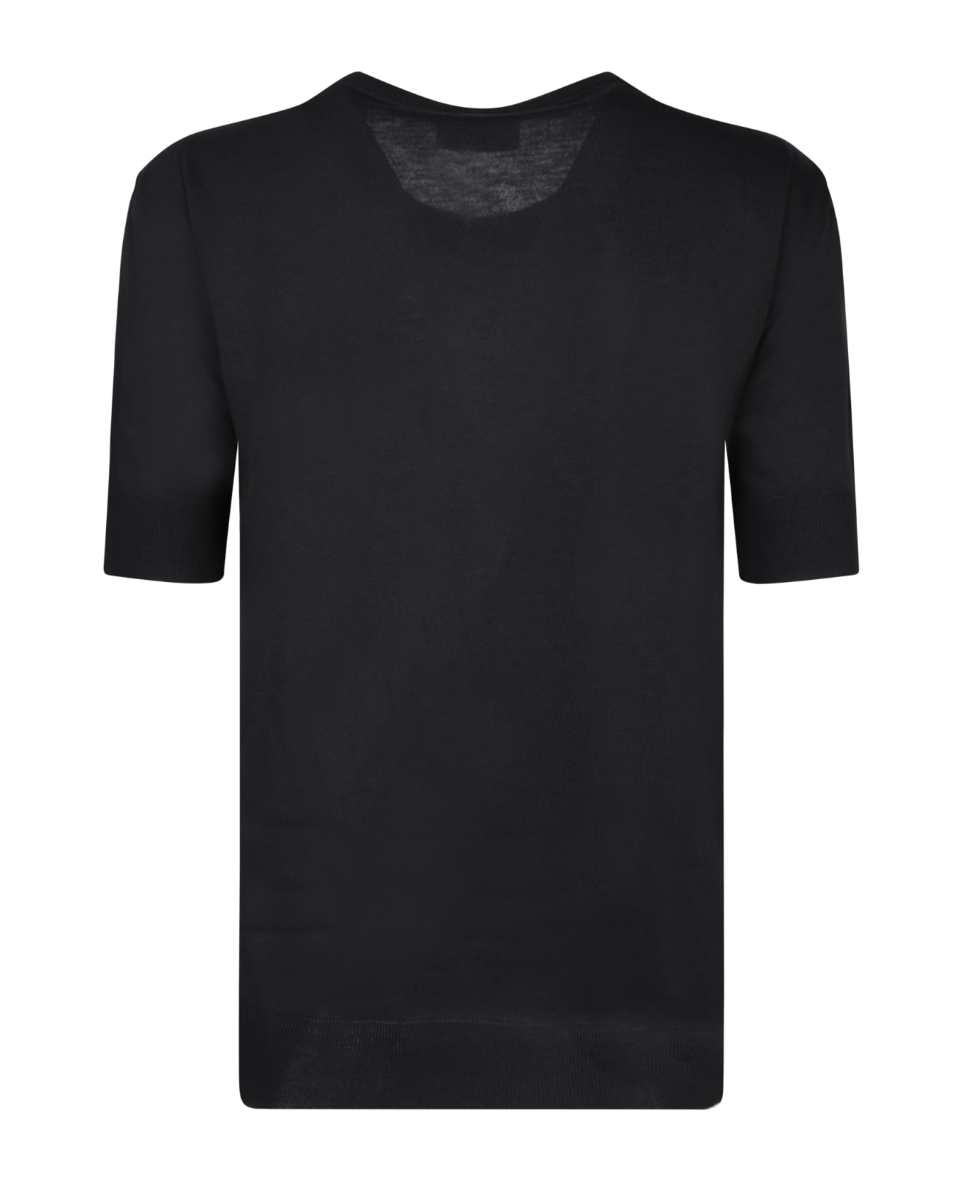 Herno Crewneck Knitted Top - Black Tシャツ
