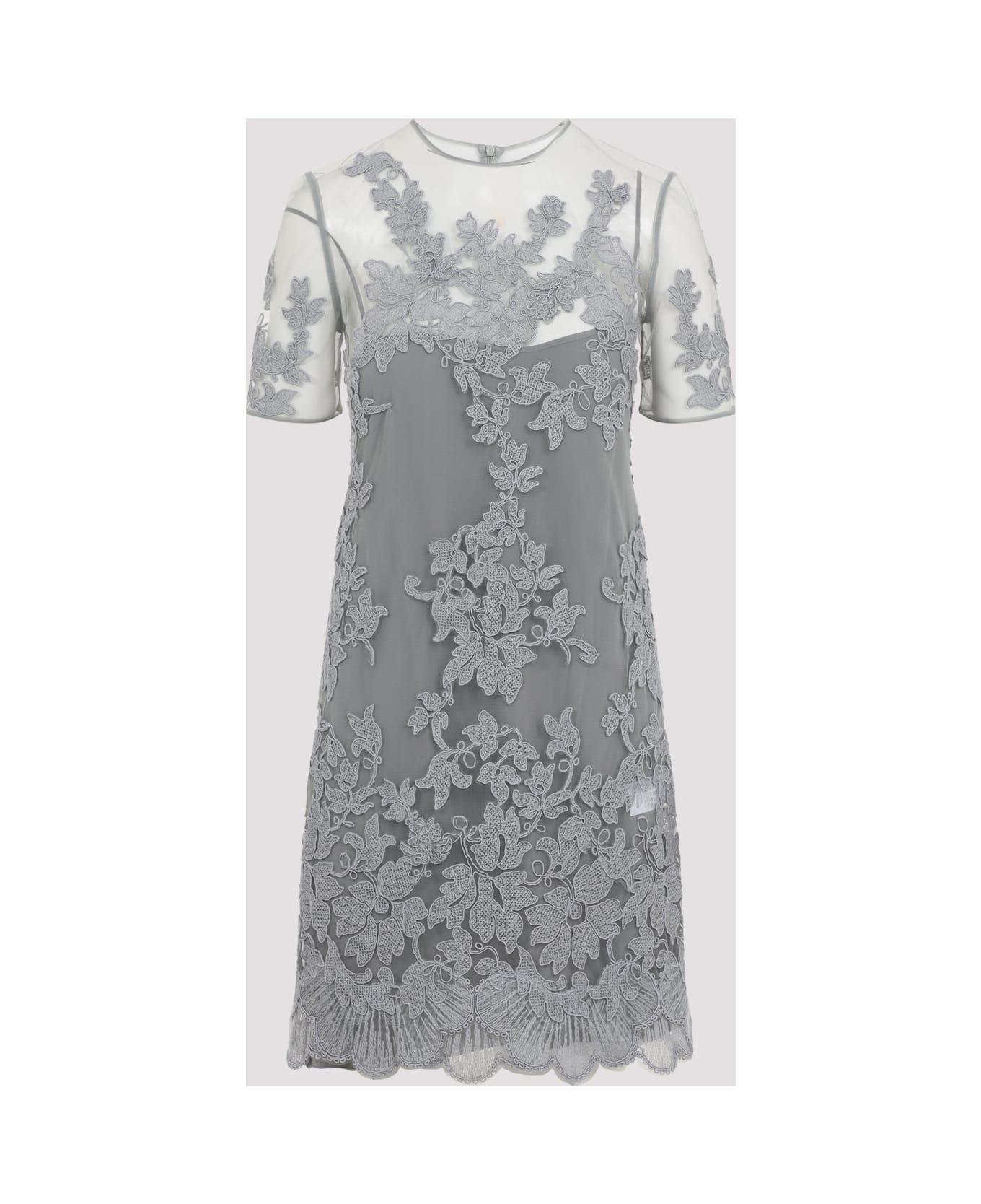 Ermanno Scervino Lace Mini Dress - Monument