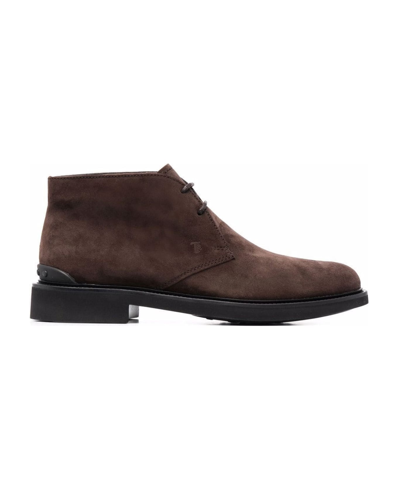 Tod's Desert Boots In Brown Suede