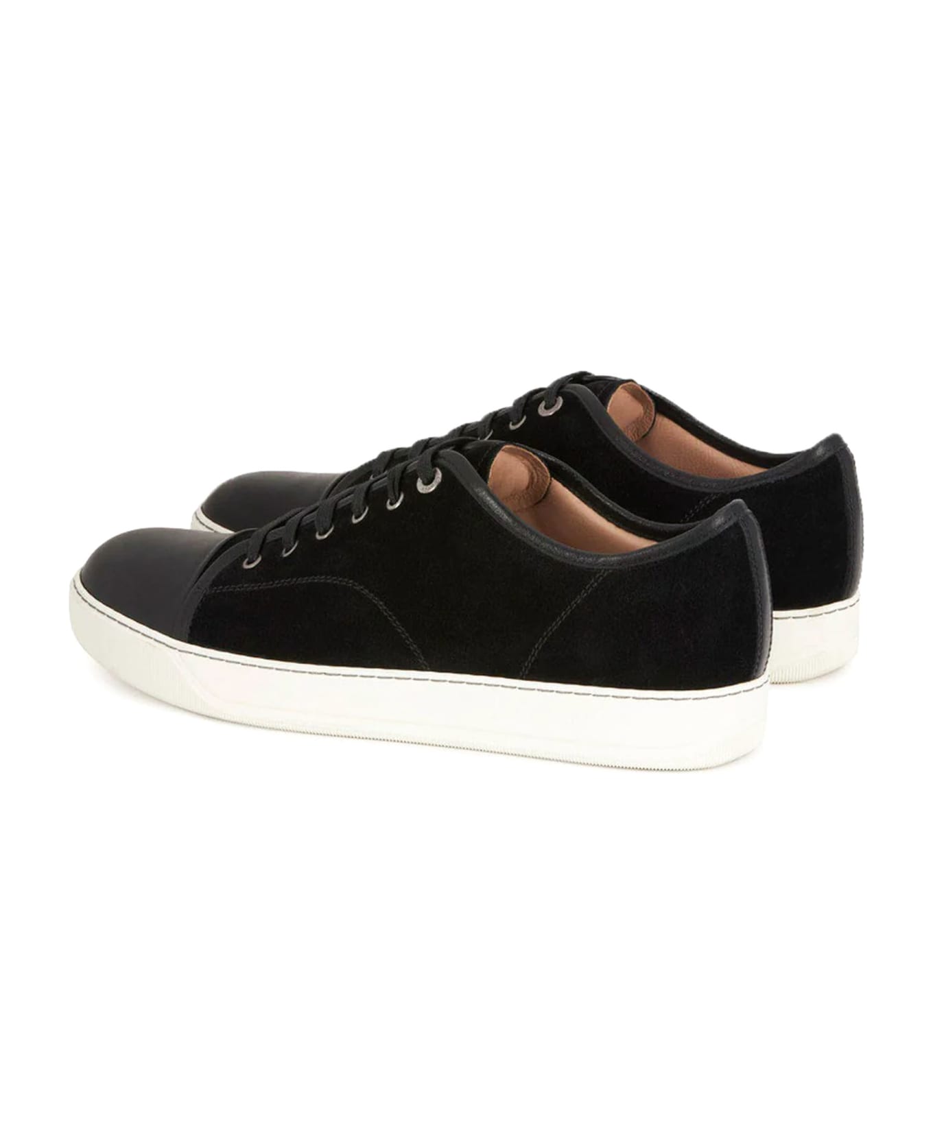 Lanvin Black Calfskin Dbb1 Sneakers - Black