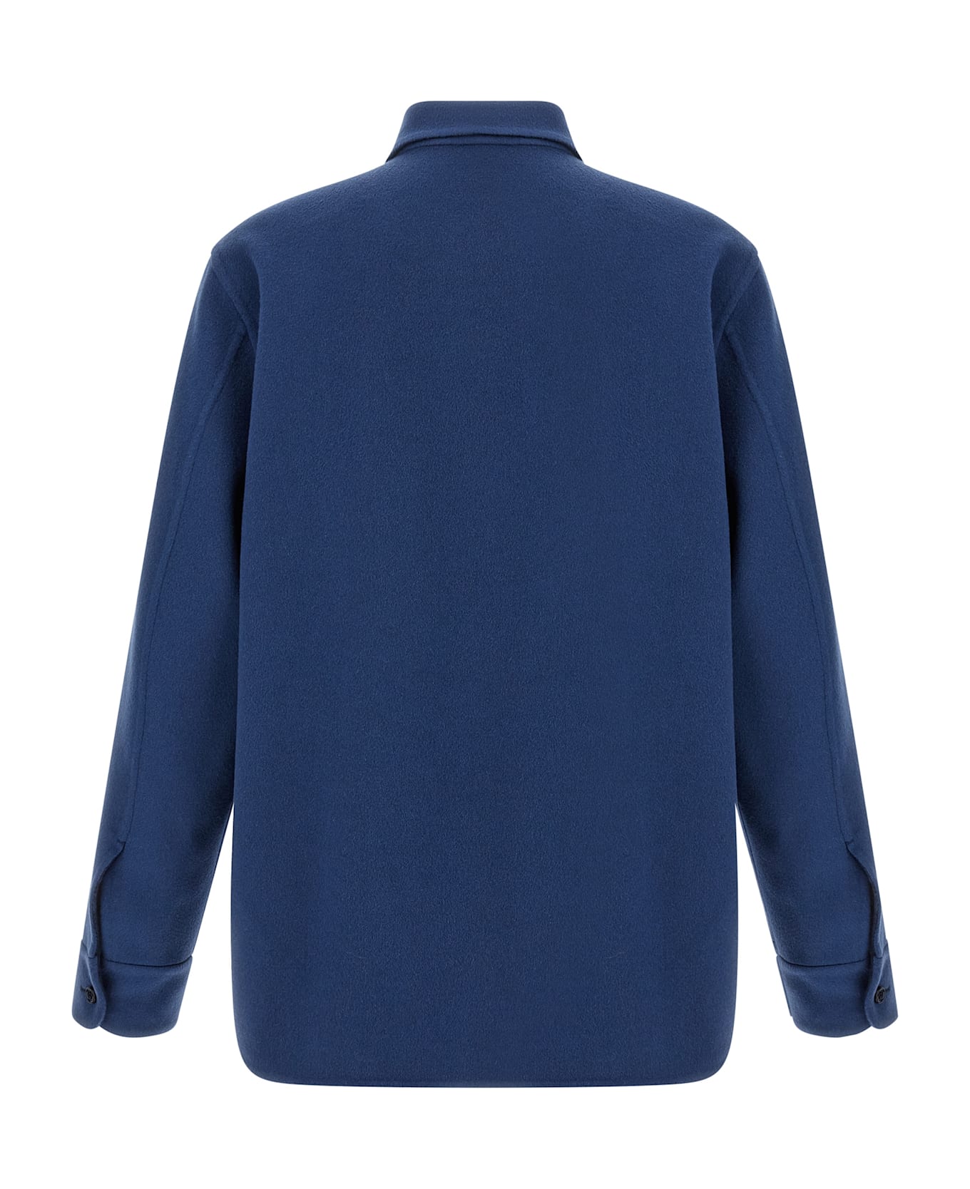 Berluti Double Cloth Overshirt - Blue