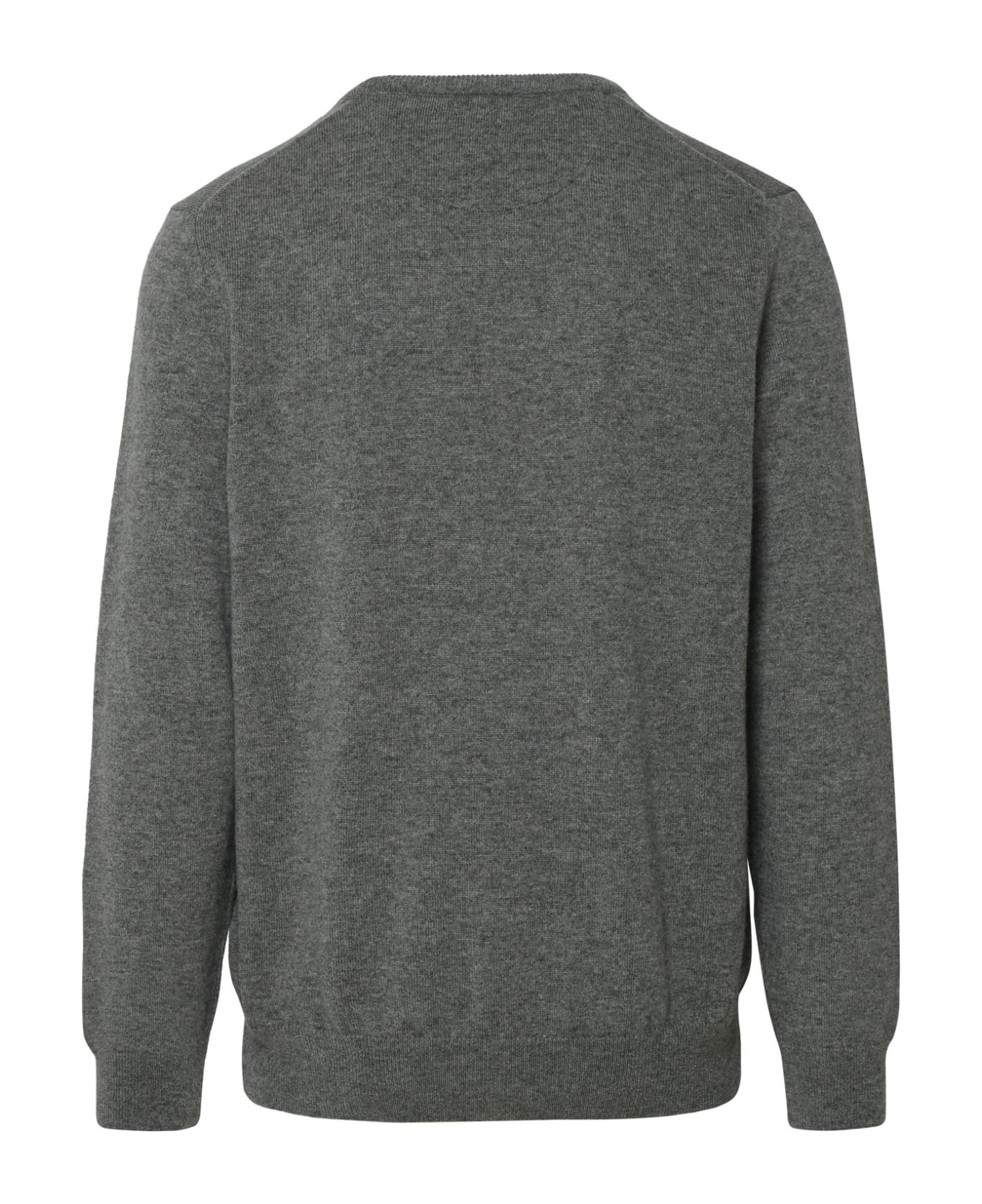 Ralph Lauren Wool Sweater With Pony - Grey