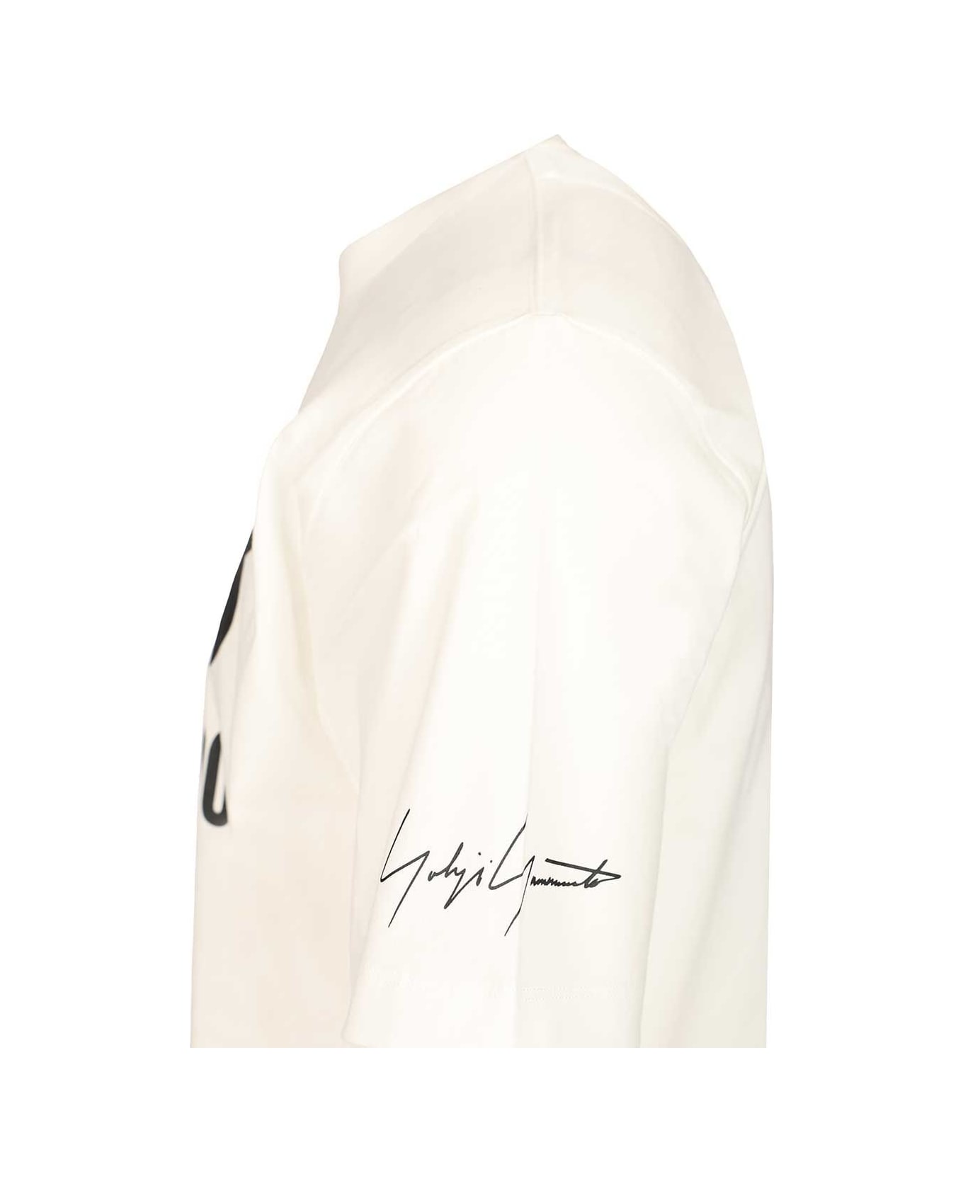 Y-3 Nbhd Logo Tee - Bianco