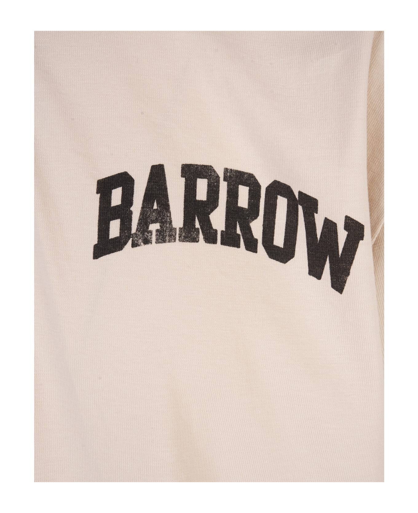 Barrow Dove Polo Shirt With Logo And Smile - Beige