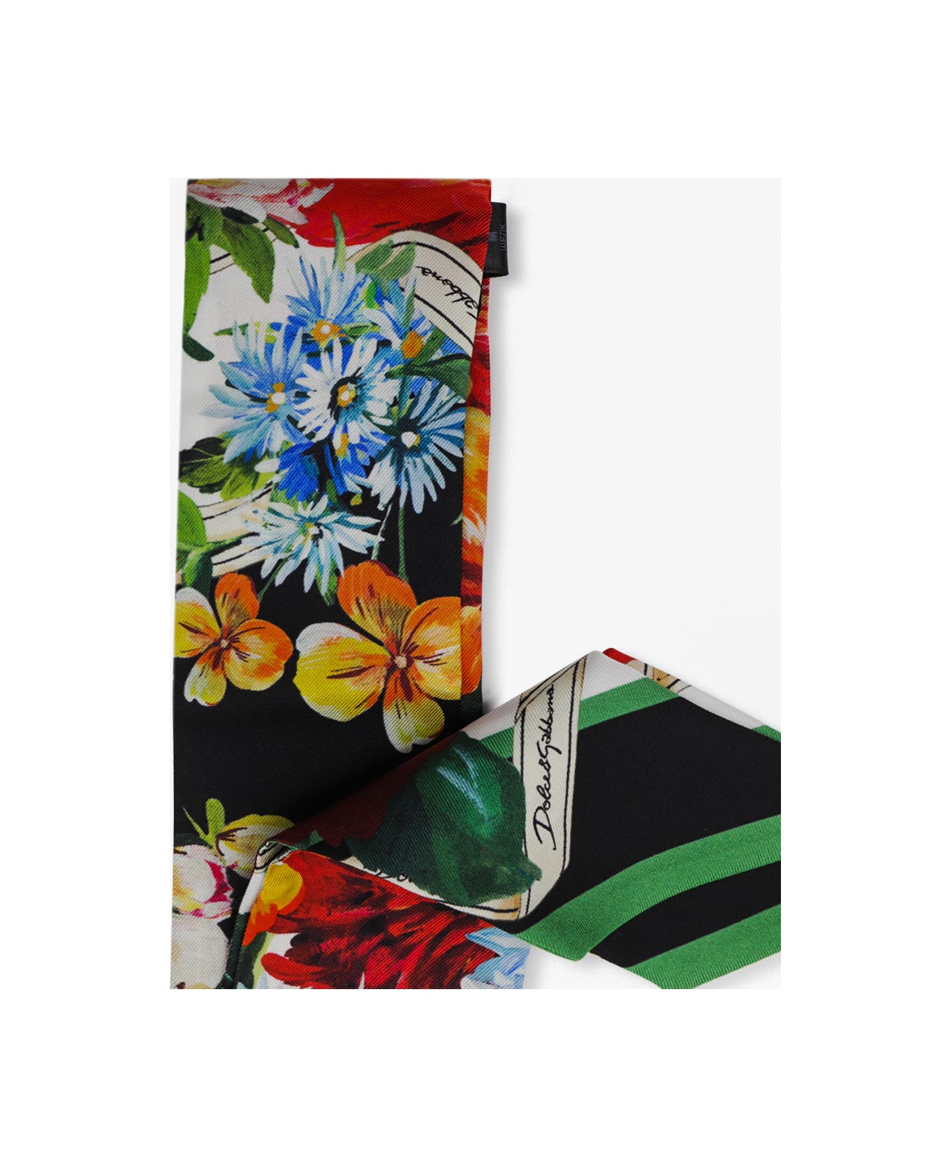Dolce 
Gabbana Multicolor Silk Scarve - MULTICOLOUR