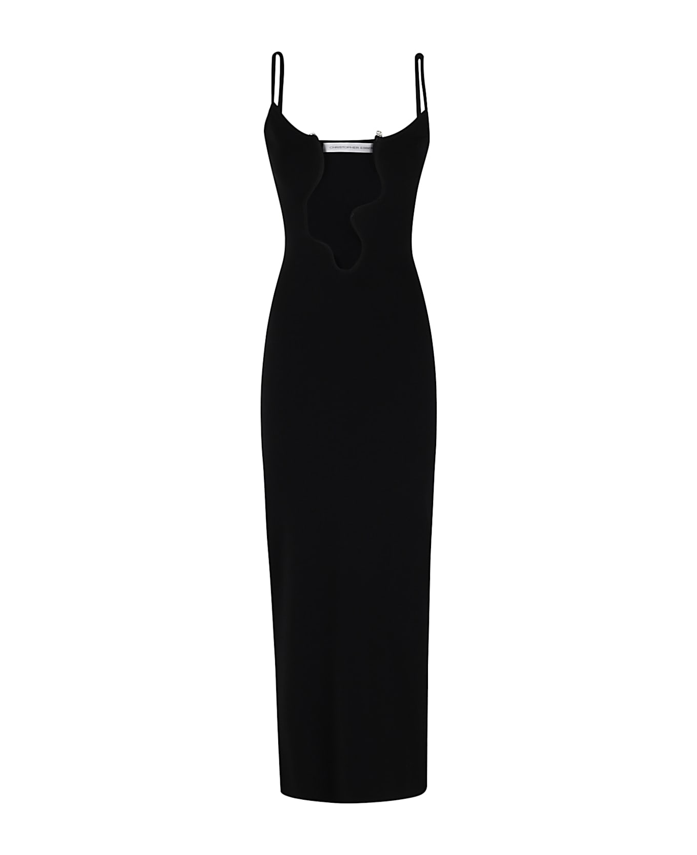 Christopher Esber Salacia Wire Column Dress - Black